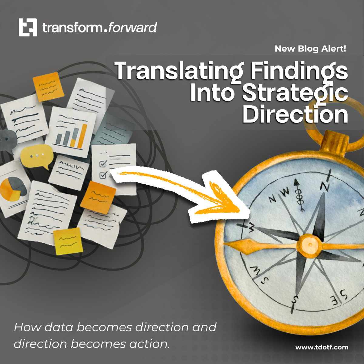 Translating Findings Into Strategic Direction - How data becomes direction and direction becomes action
