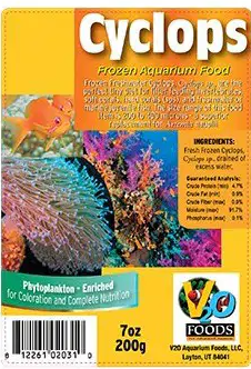 V2O Aquarium Products Cyclops – 200 g Blister Pack