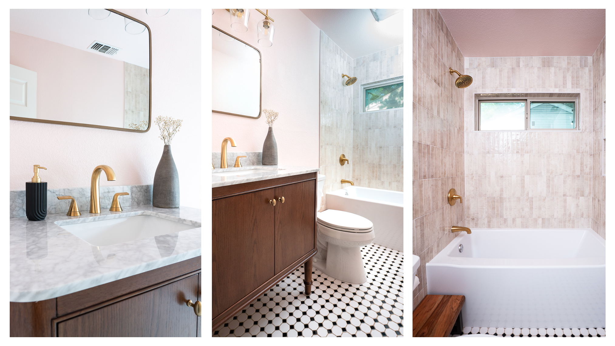 From Dated to Dreamy: A Bathroom Renovation That Blends Warmth and Elegance