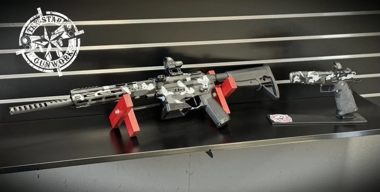 Tex-Star Gunworks in Plano Texas. Gunsmith, Cerakote, and Firearm Services.