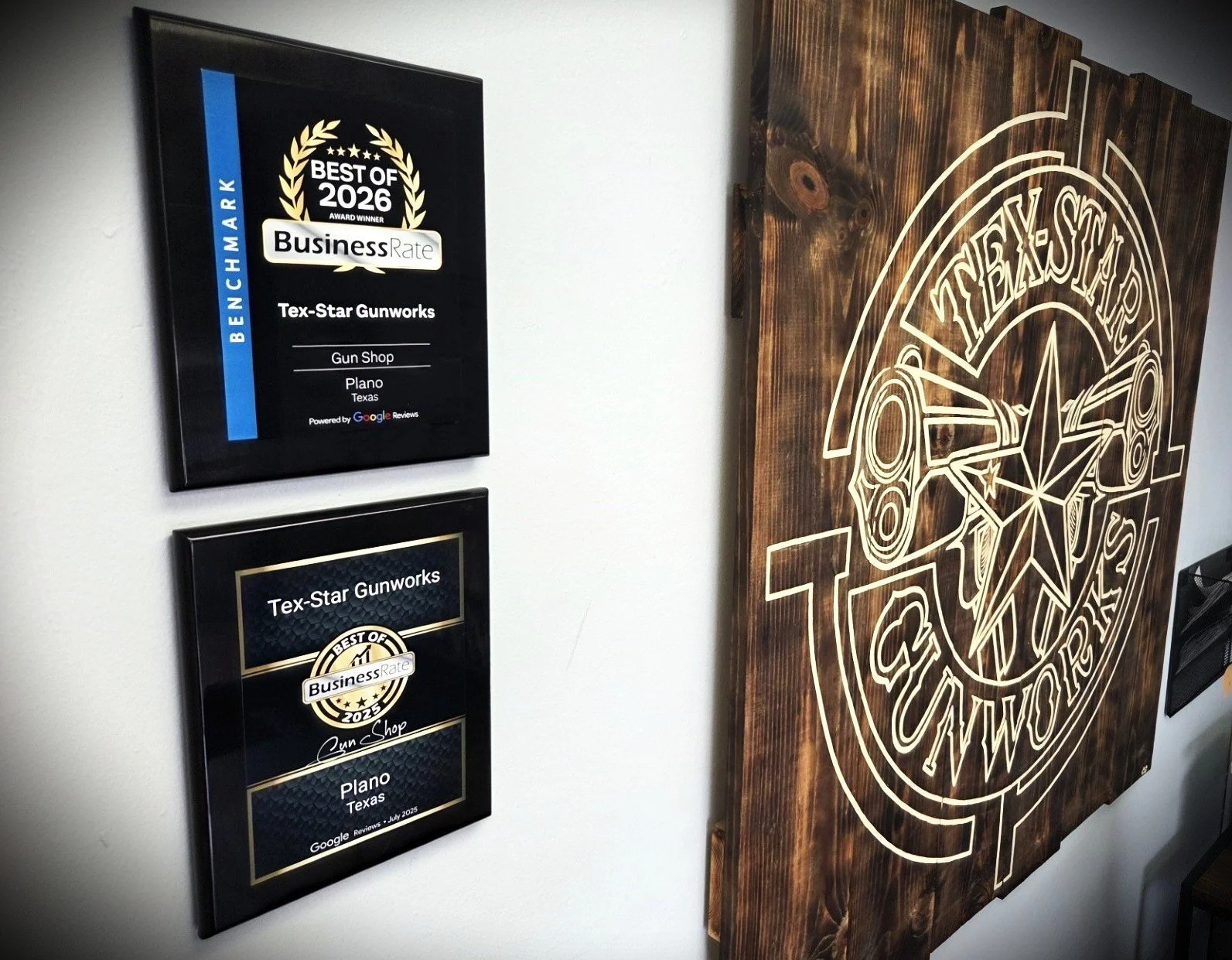 Tex-Star Gunworks in Plano Texas (TX). Gunsmith, cerakote, laser, and firearm services.
