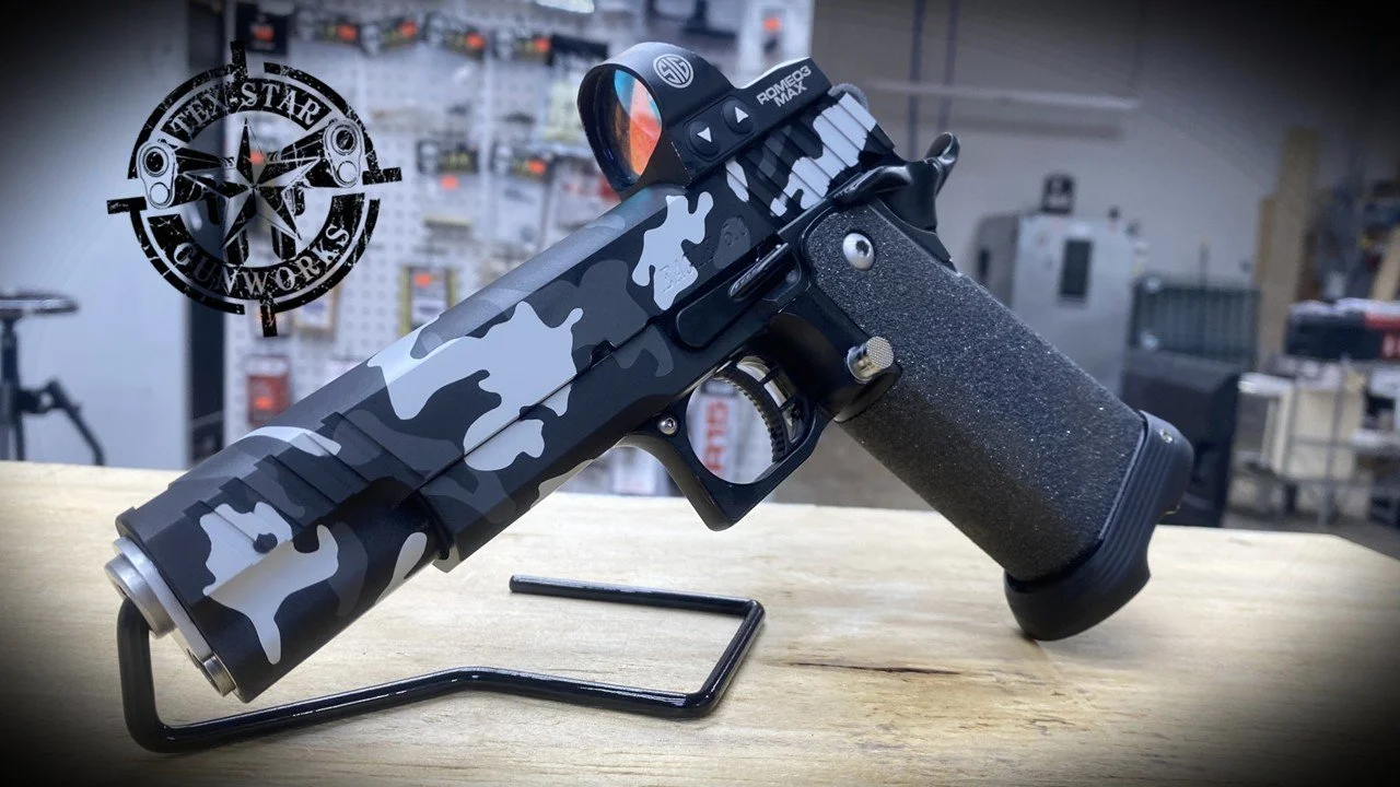 Tex-Star Gunworks in Plano Texas. Gunsmith, Cerakote, and Firearm Services.