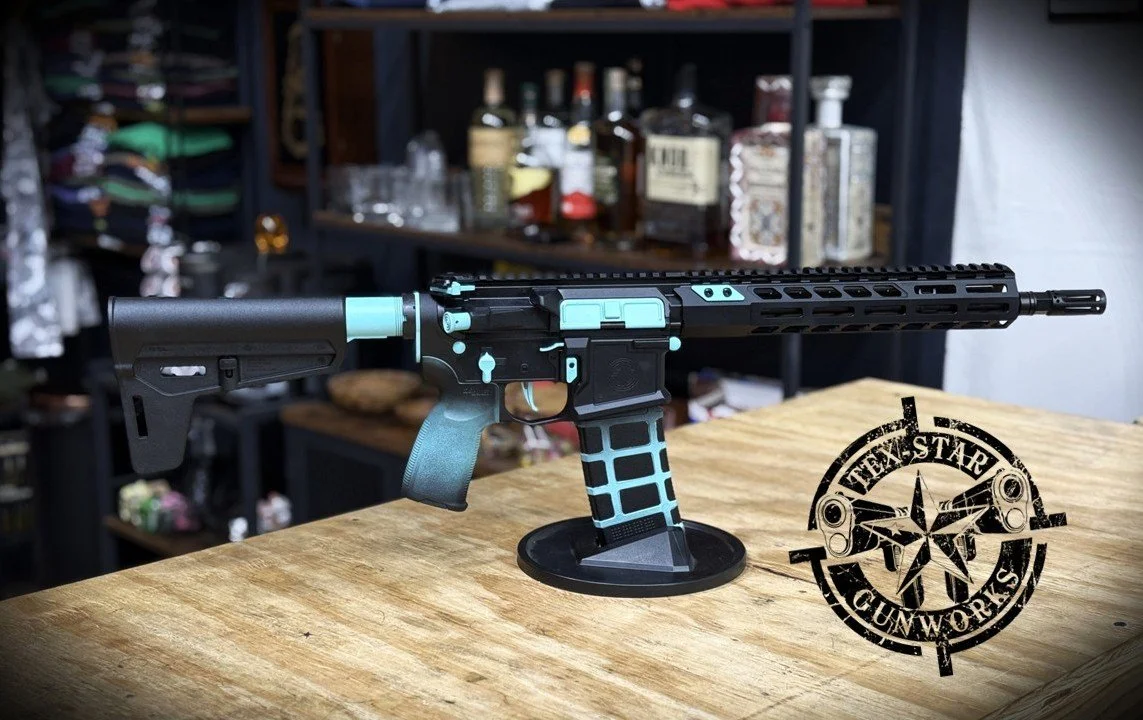 Tex-Star Gunworks in Plano Texas. Gunsmith, Cerakote, and Firearm Services. AR-15.