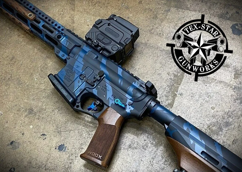 Tex-Star Gunworks in Plano Texas. Gunsmith, Cerakote, and Firearm Services. AR-15.