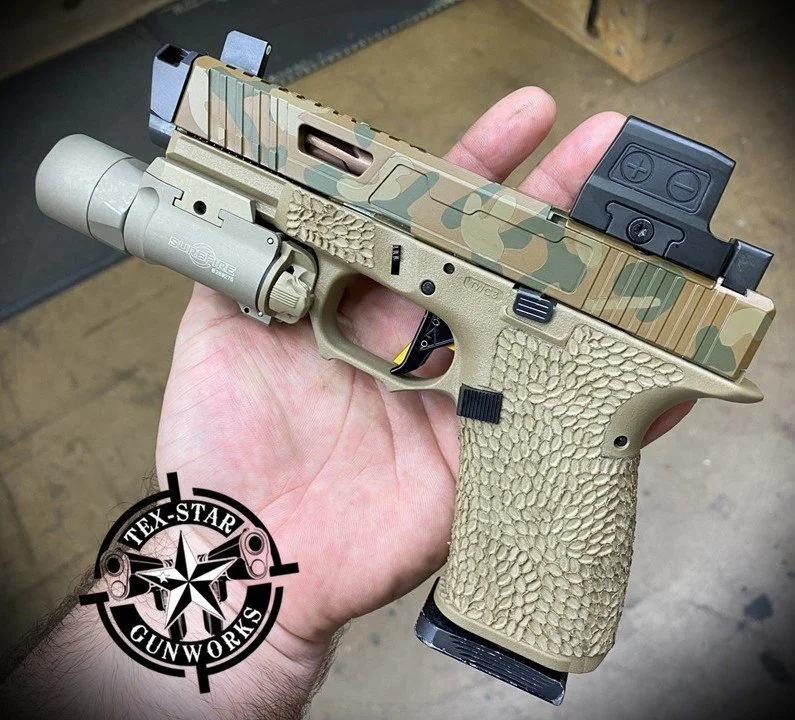 Tex-Star Gunworks in Plano Texas. Gunsmith, Cerakote, and Firearm Services.