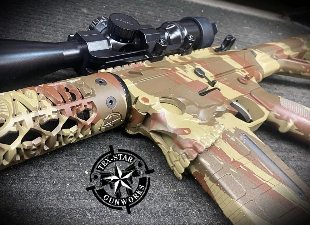 Tex-Star Gunworks in Plano Texas. Gunsmith, Cerakote, and Firearm Services. AR-15.