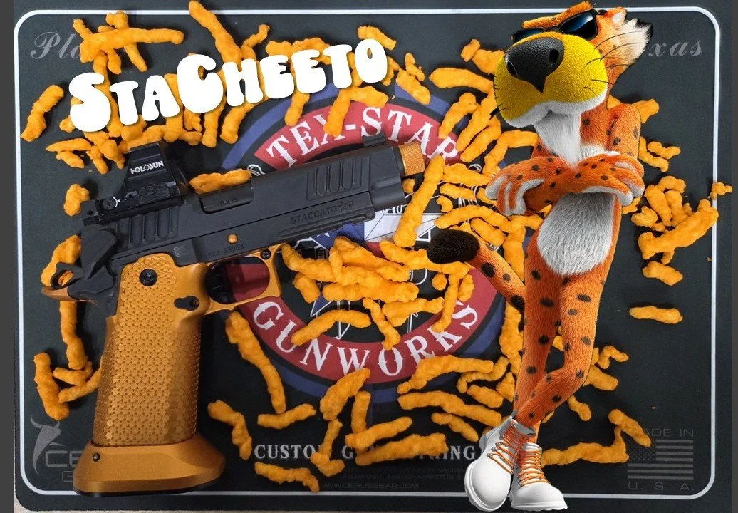 Tex-Star Gunworks. Plano Texas. Gunsmith, Cerakote, Firearm Services. Staccato P. StaCheeto.