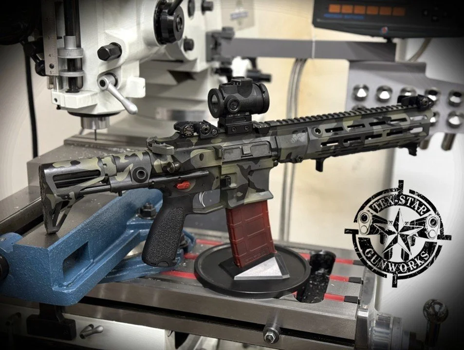 Tex-Star Gunworks in Plano Texas. Gunsmith, Cerakote, and Firearm Services. AR-15.