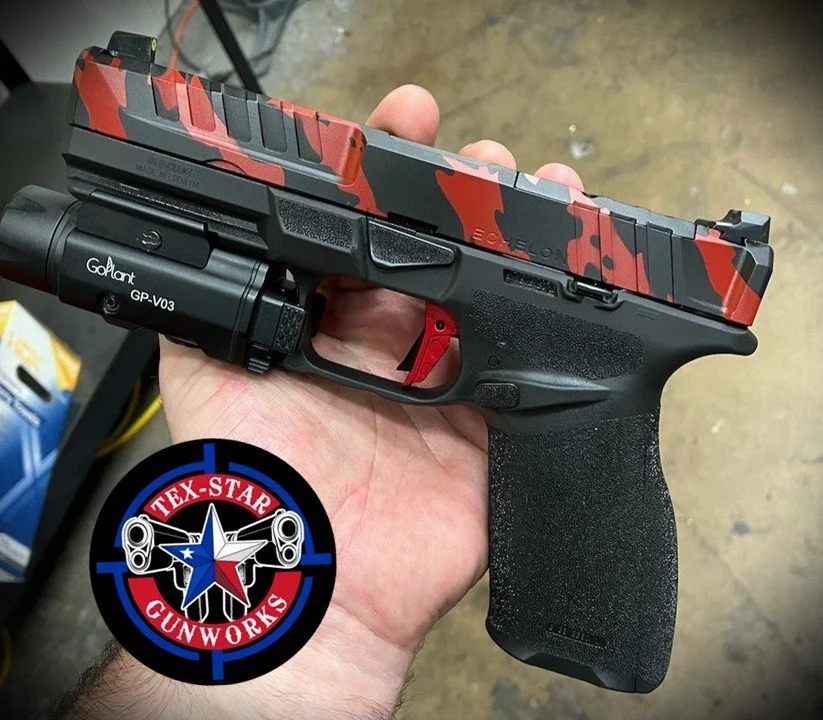 Tex-Star Gunworks in Plano Texas. Gunsmith, Cerakote, and Firearm Services.