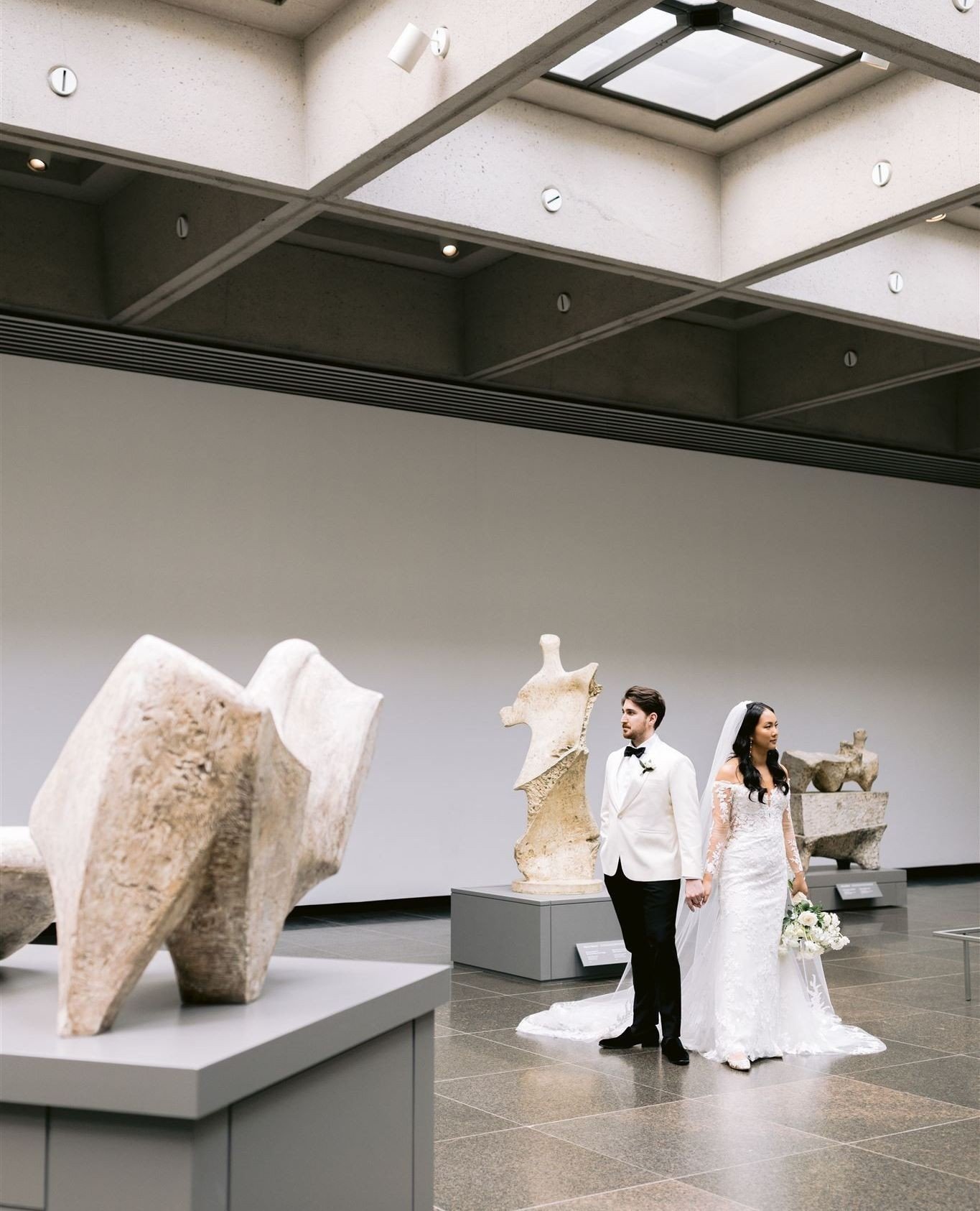 When you get married at the art gallery... you get a free pass to get into exclusive exhibits 👀⁠
⁠
Special thanks to this team for making such a beautiful wedding day!⁠
Wedding Planner - @behindtheido⁠
MUAH - @ford_beauty⁠
Florist - @delightfloralde