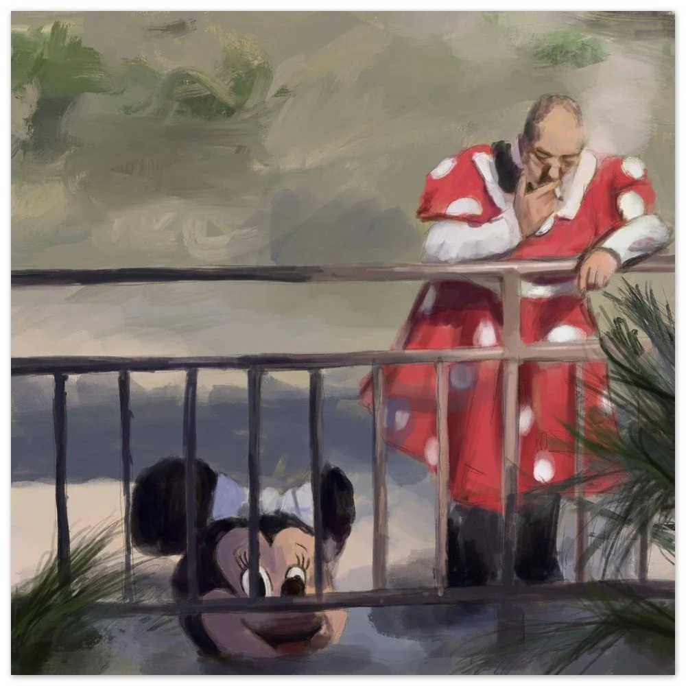minnie mouse cigarette break Minnie Mouse on Break — WAVY PESO