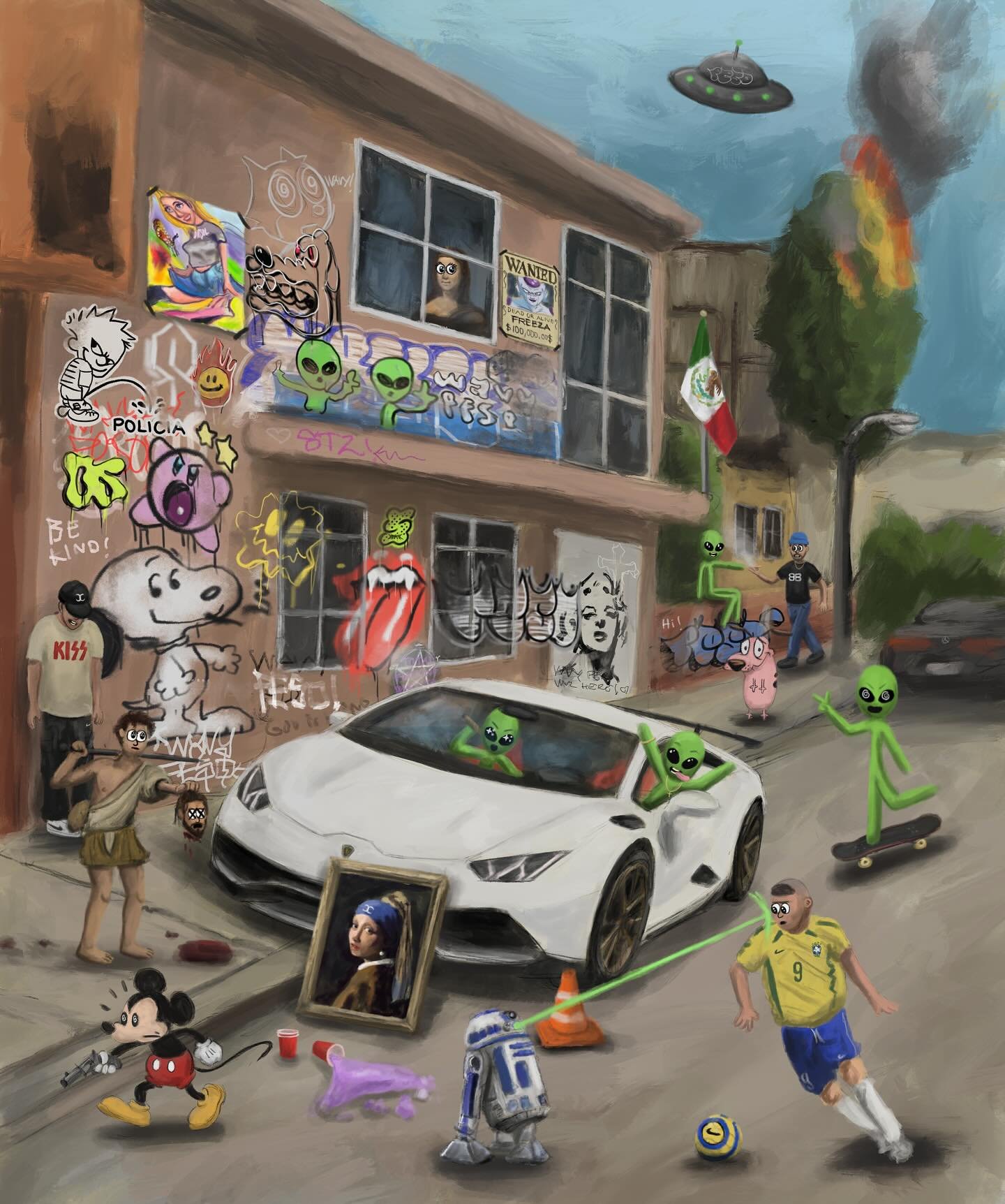 In the hood we all fam 👽😈✨💯🖼️🌀🙌🏽