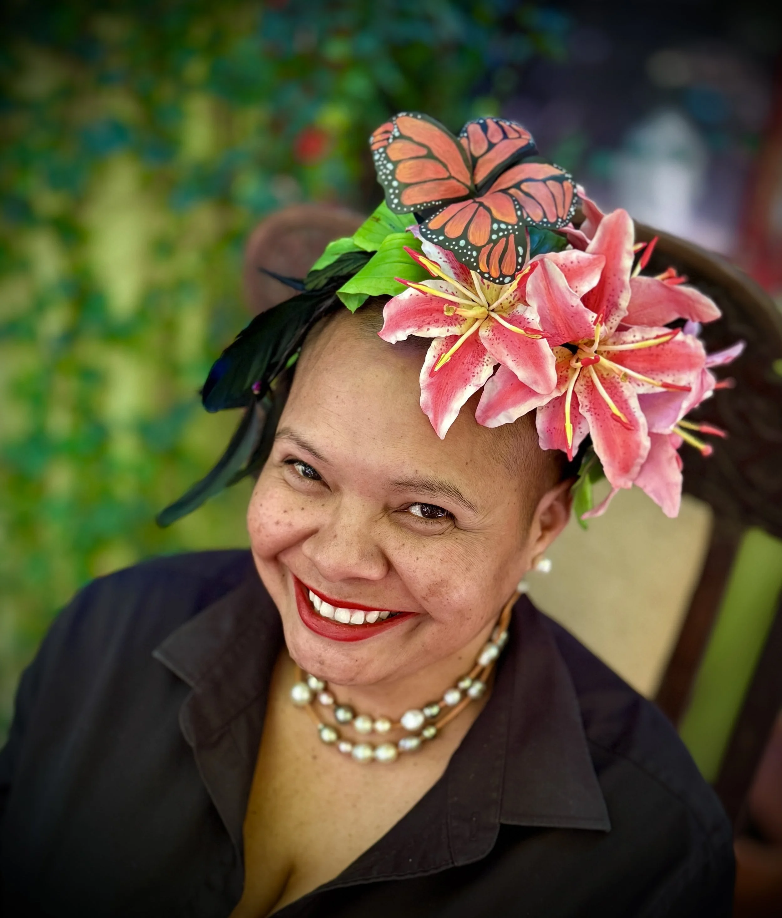 'LILLIES' Race day fascinator