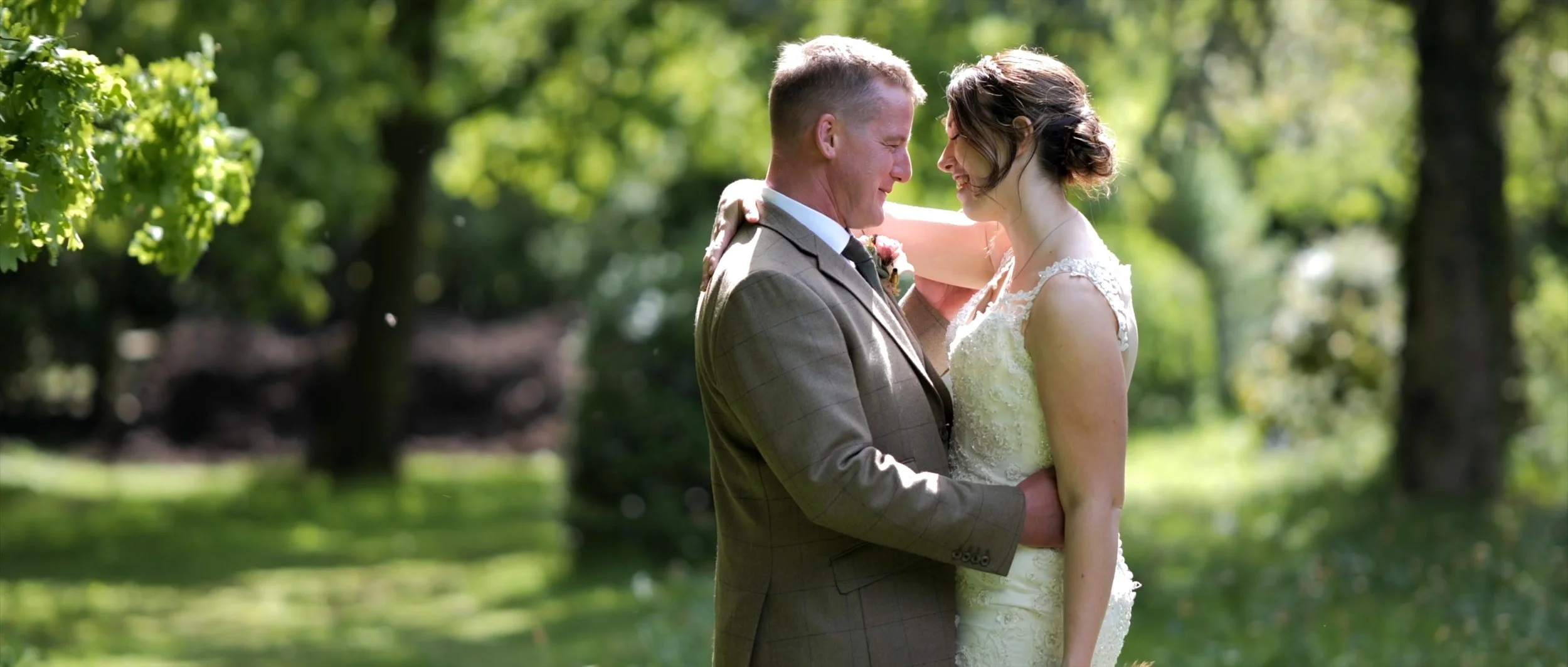 Hannah and Andy - a couple who were married at Shottle Hall