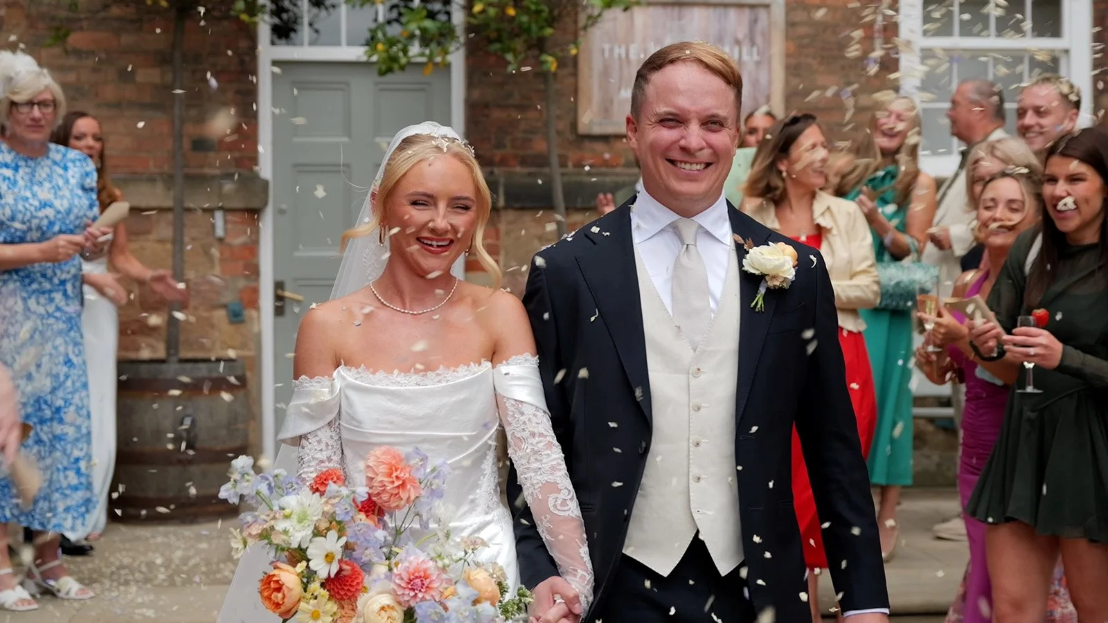 Eddie & Georgie, customers of Derbyshire wedding videographer