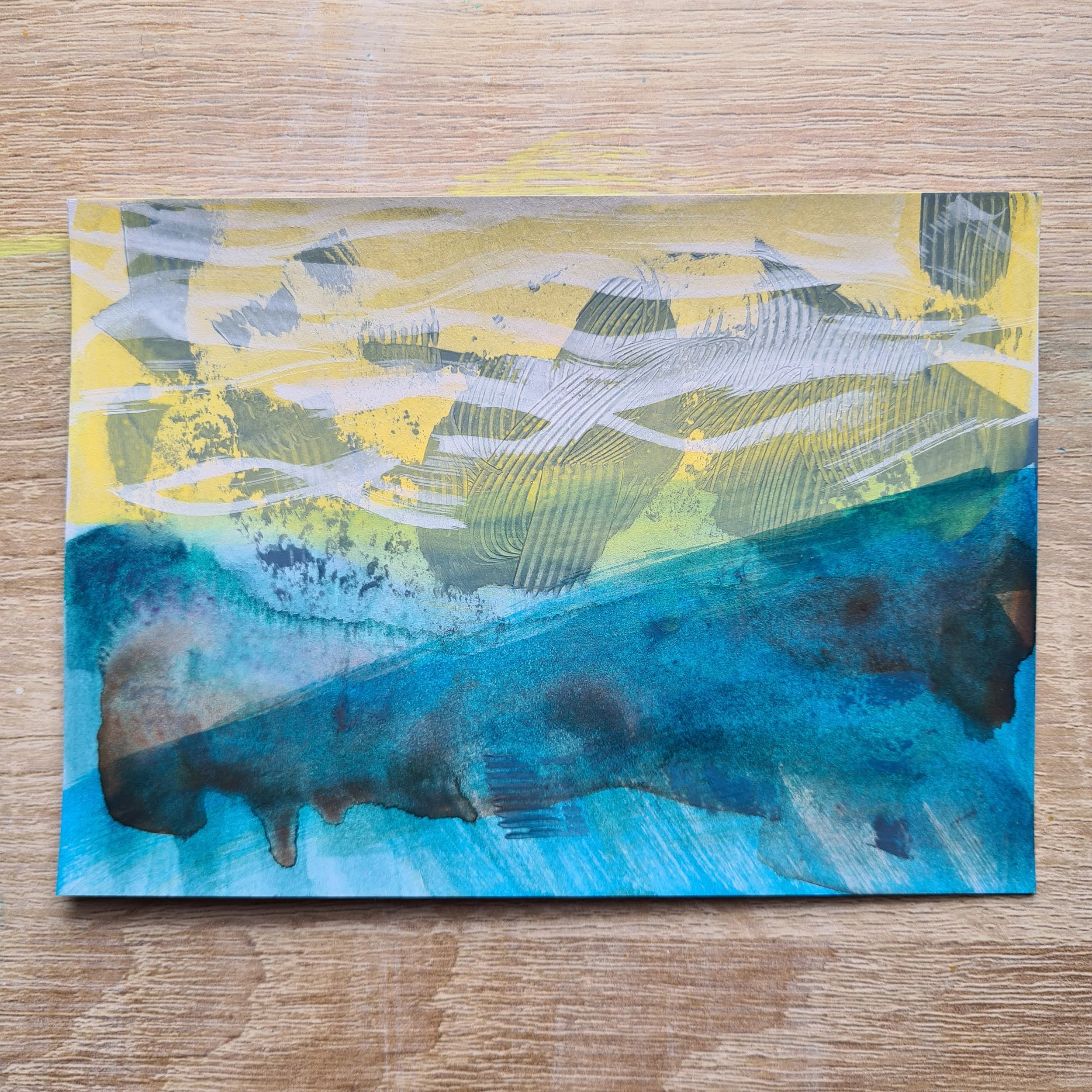A6, Acrylic and Mixed Media