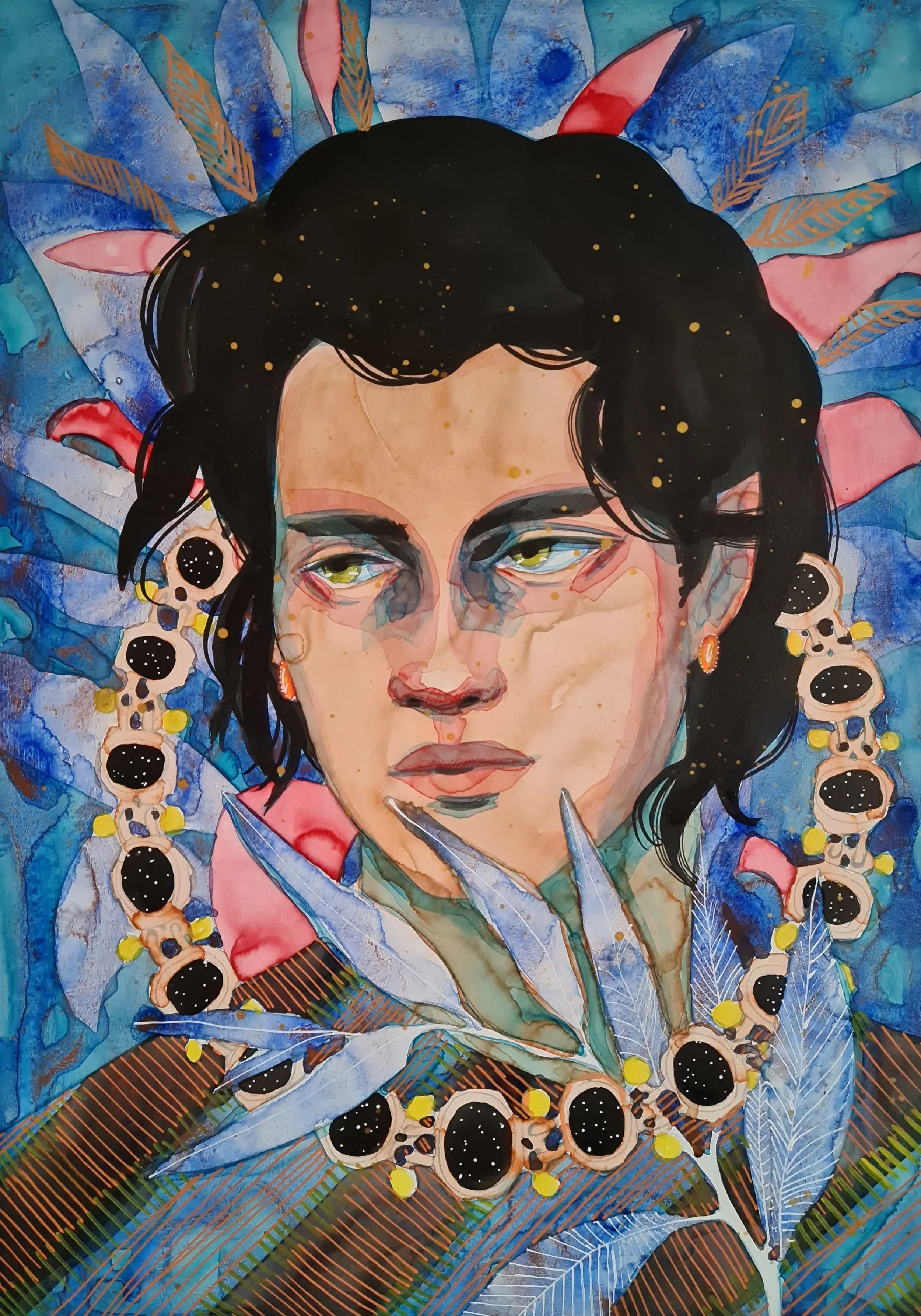 Prologue, Mixed Media and Watercolour on Paper