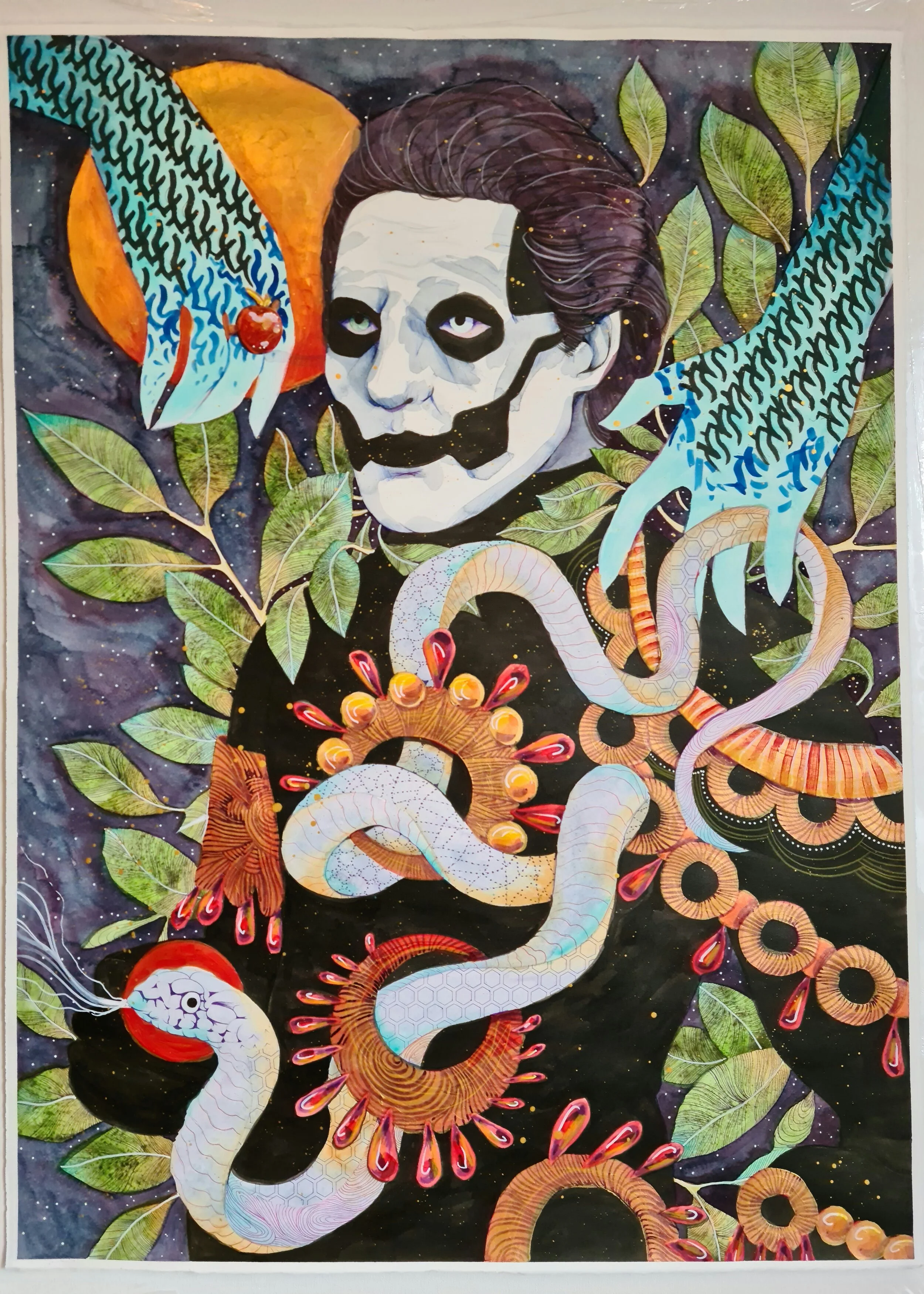 'Copia' Watercolour and Mixed Media