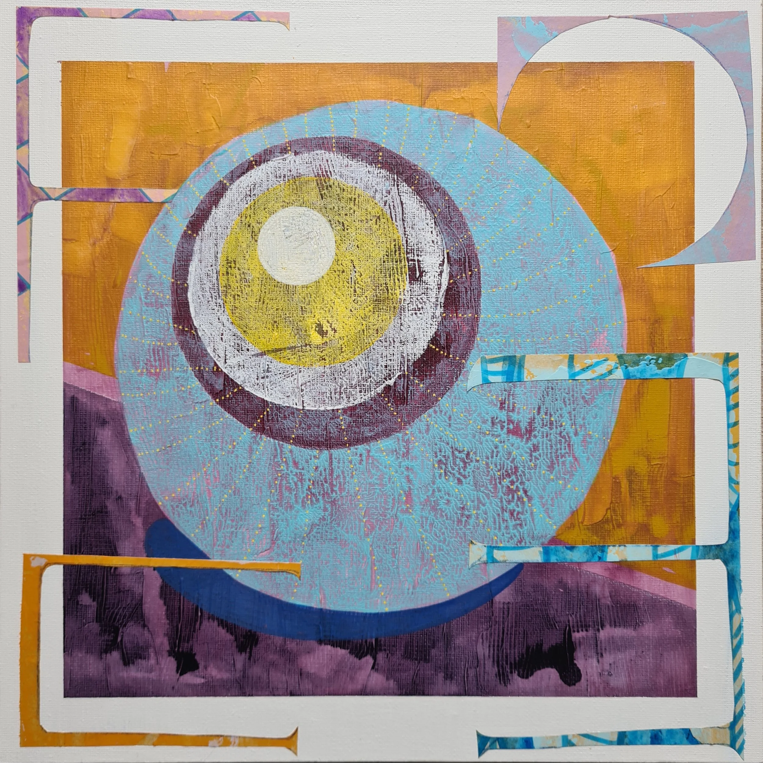 Myco 08, Acrylic on Canvas Board, 30x30cm