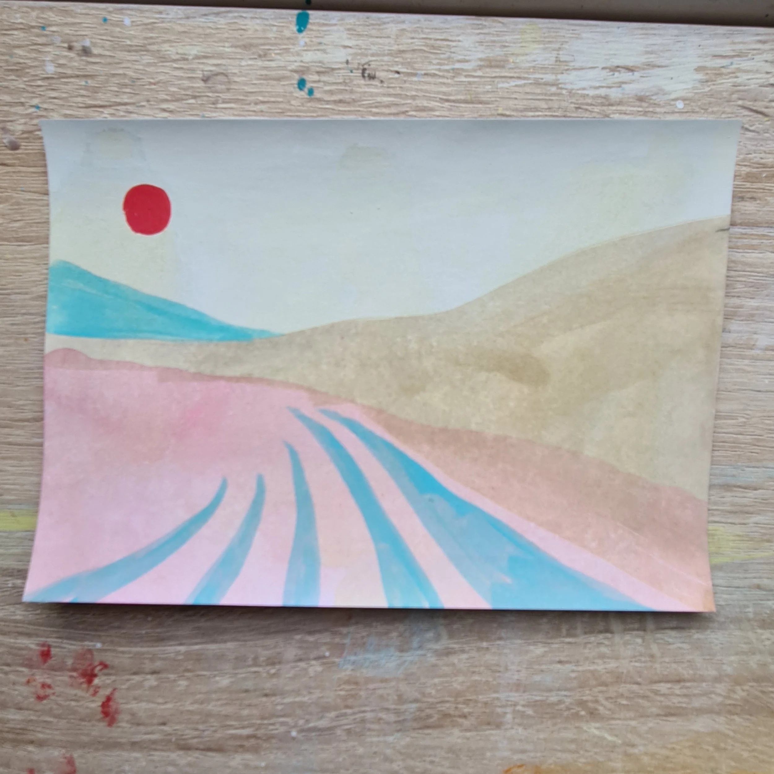 A6, Acrylic and Mixed Media