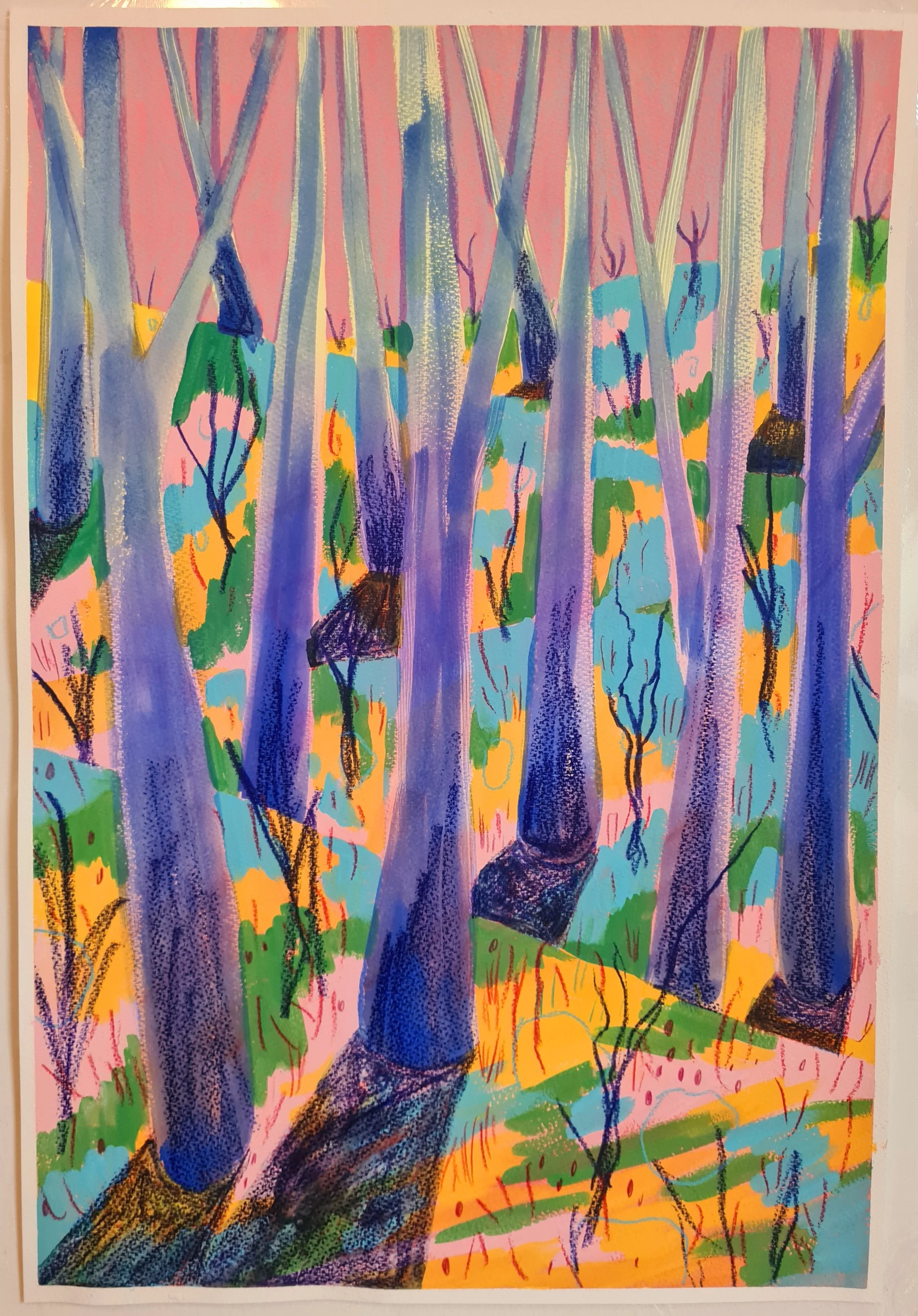 Gouache Landscape A2