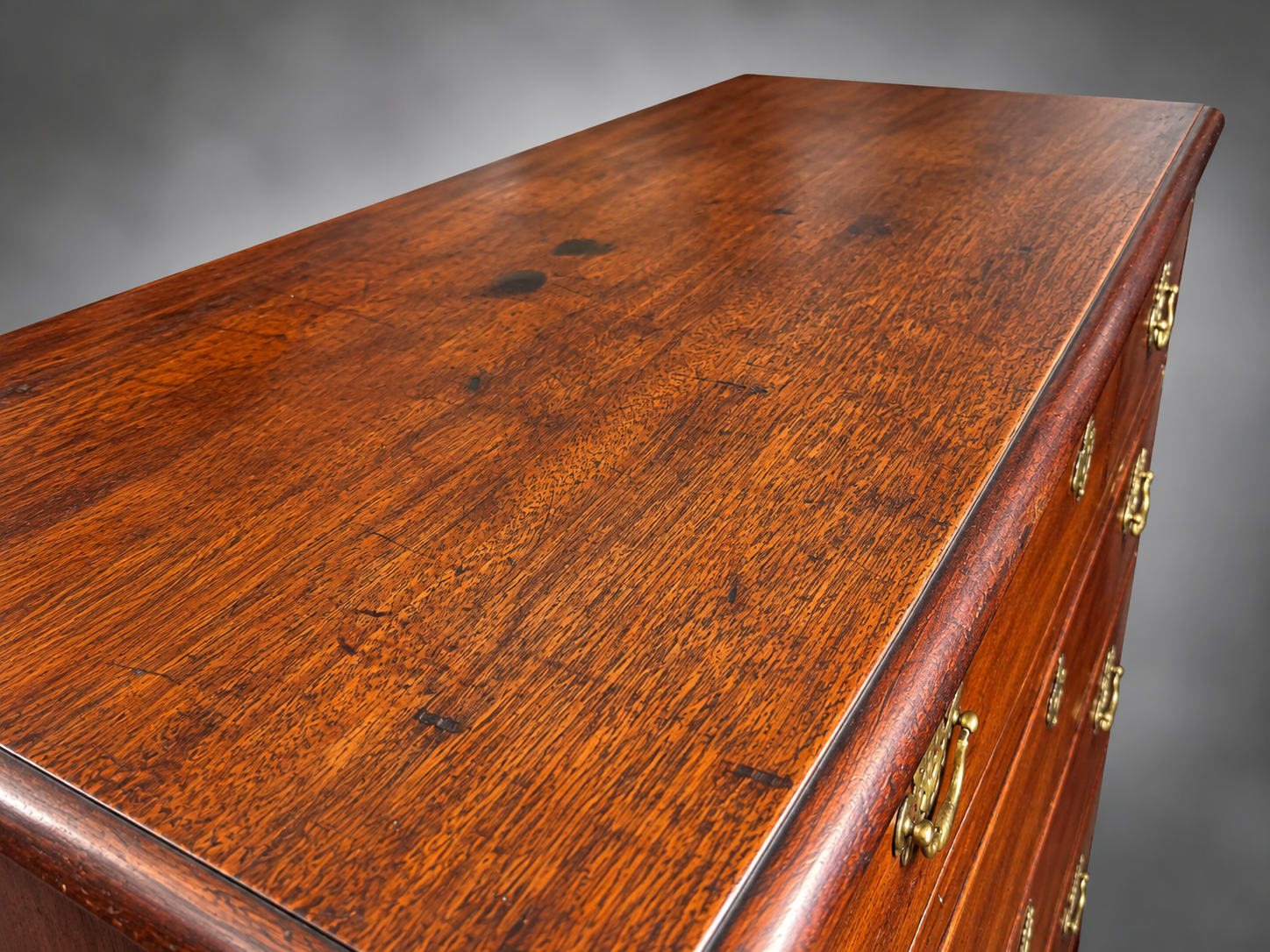 Antique Dresser Top with Brass Hardware.png