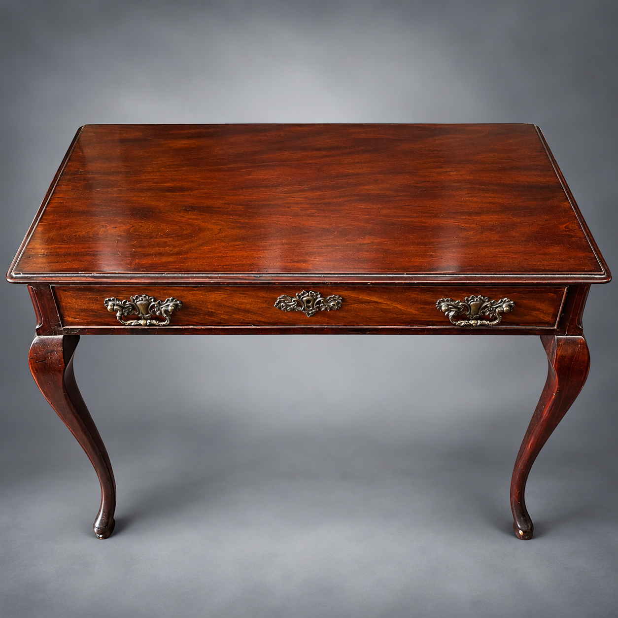 Antique Mahogany Table with Brass Ormolu.png