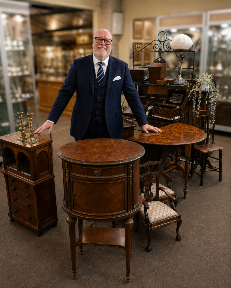 Antique wooden furniture
