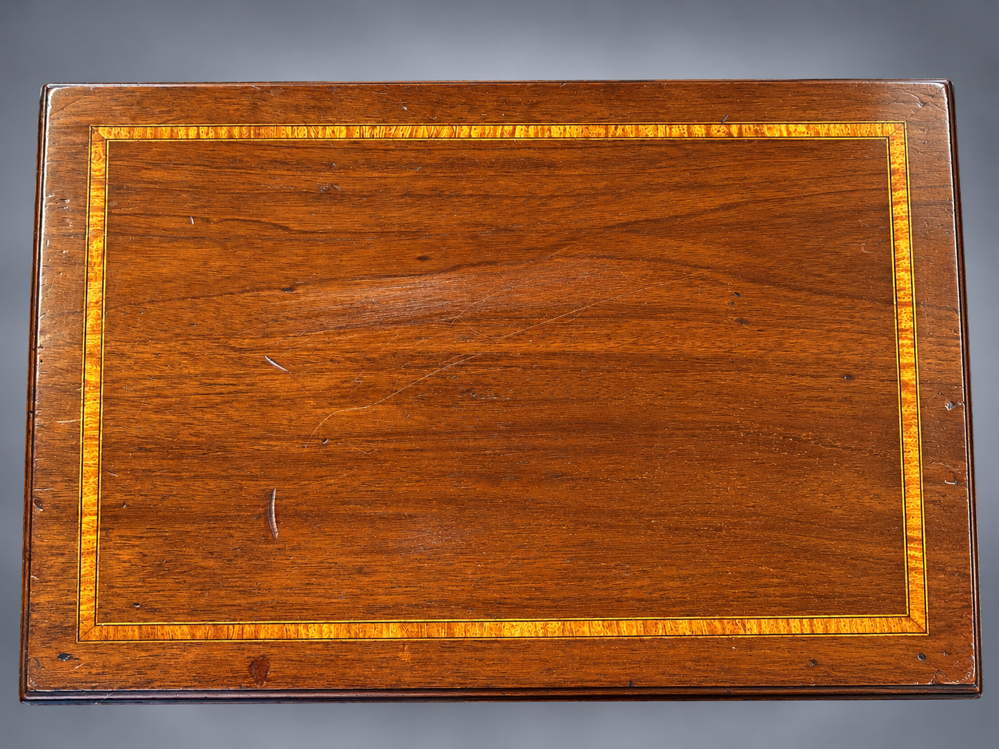 Antique Walnut Tabletop with Golden Inlay.png