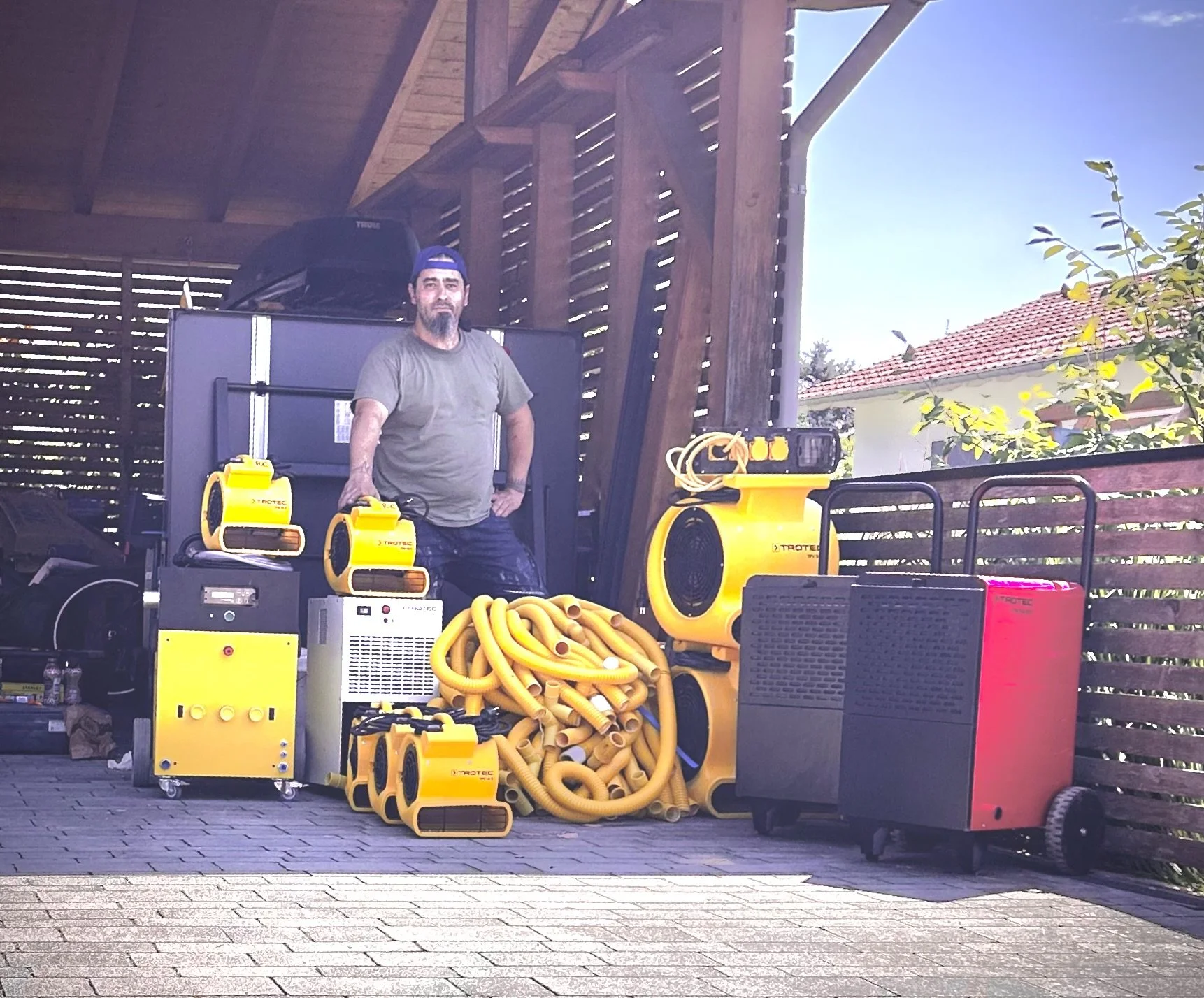 RC Bautentrocknungsgewerbe – Profi-Ausstattung für Wasserschadendienst in Stephanskirchen