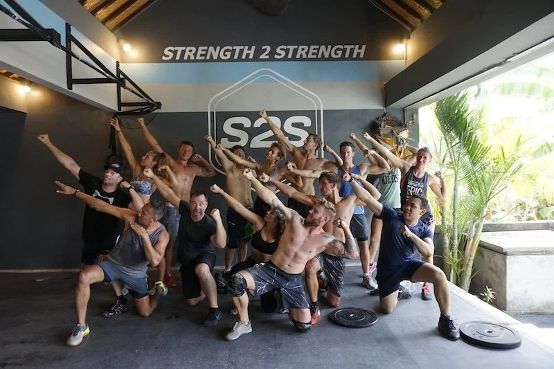 Gruppenfoto nach einem CrossFit Workout beim S2S auf Bali