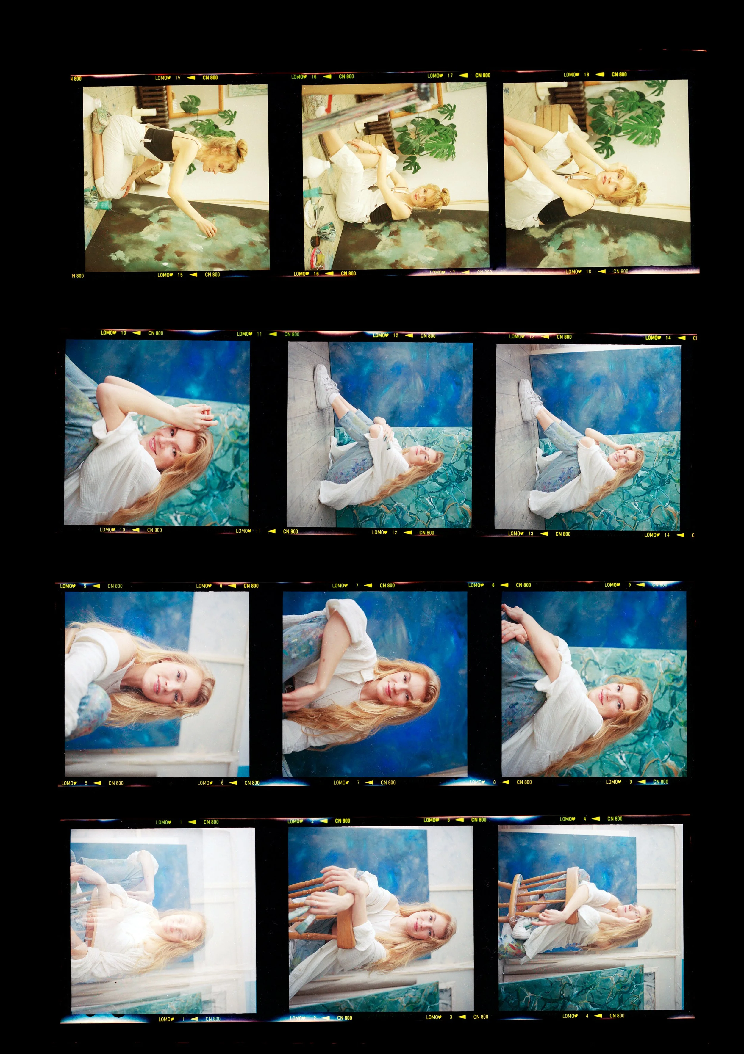 Frau beim Töpfern in einer Werkstatt