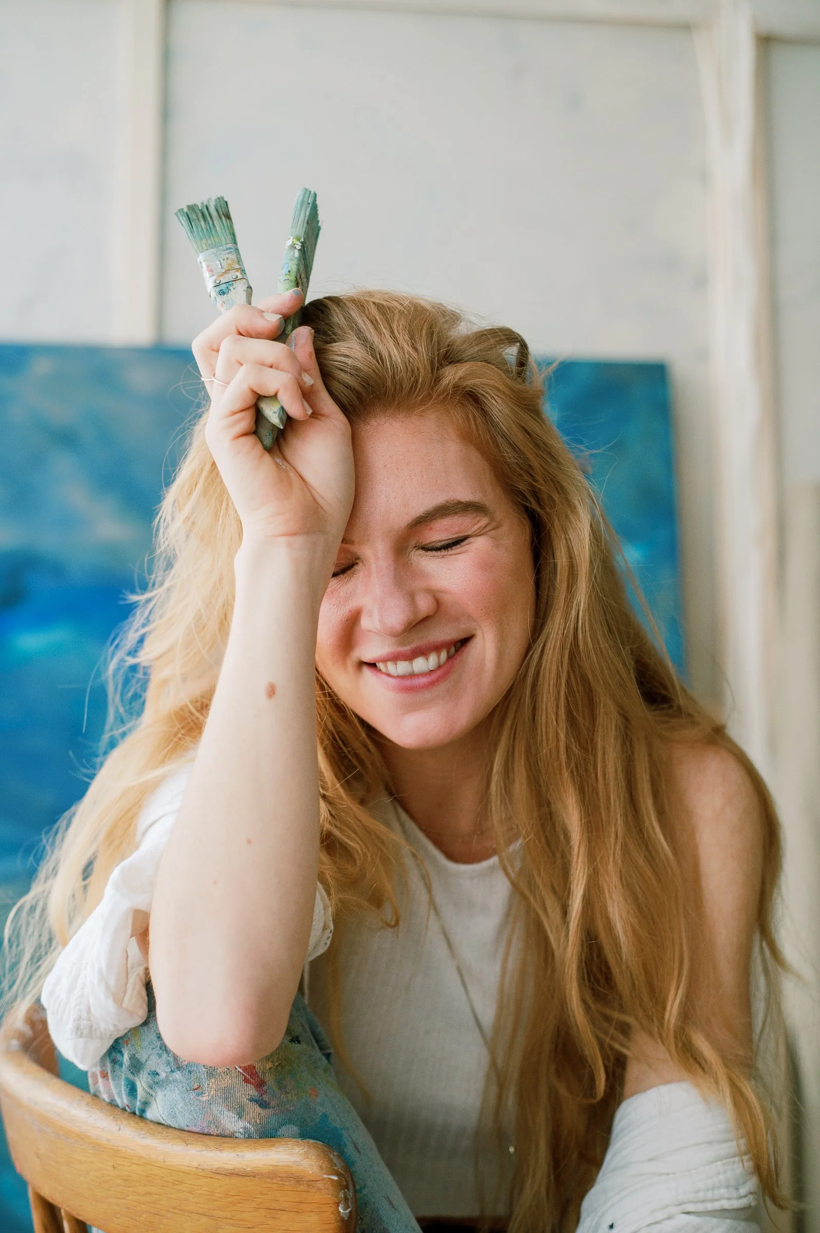 Portrait Fotografie für Künstler*innen &amp; Selbstständige – Shooting mit Marleen Maxeiner