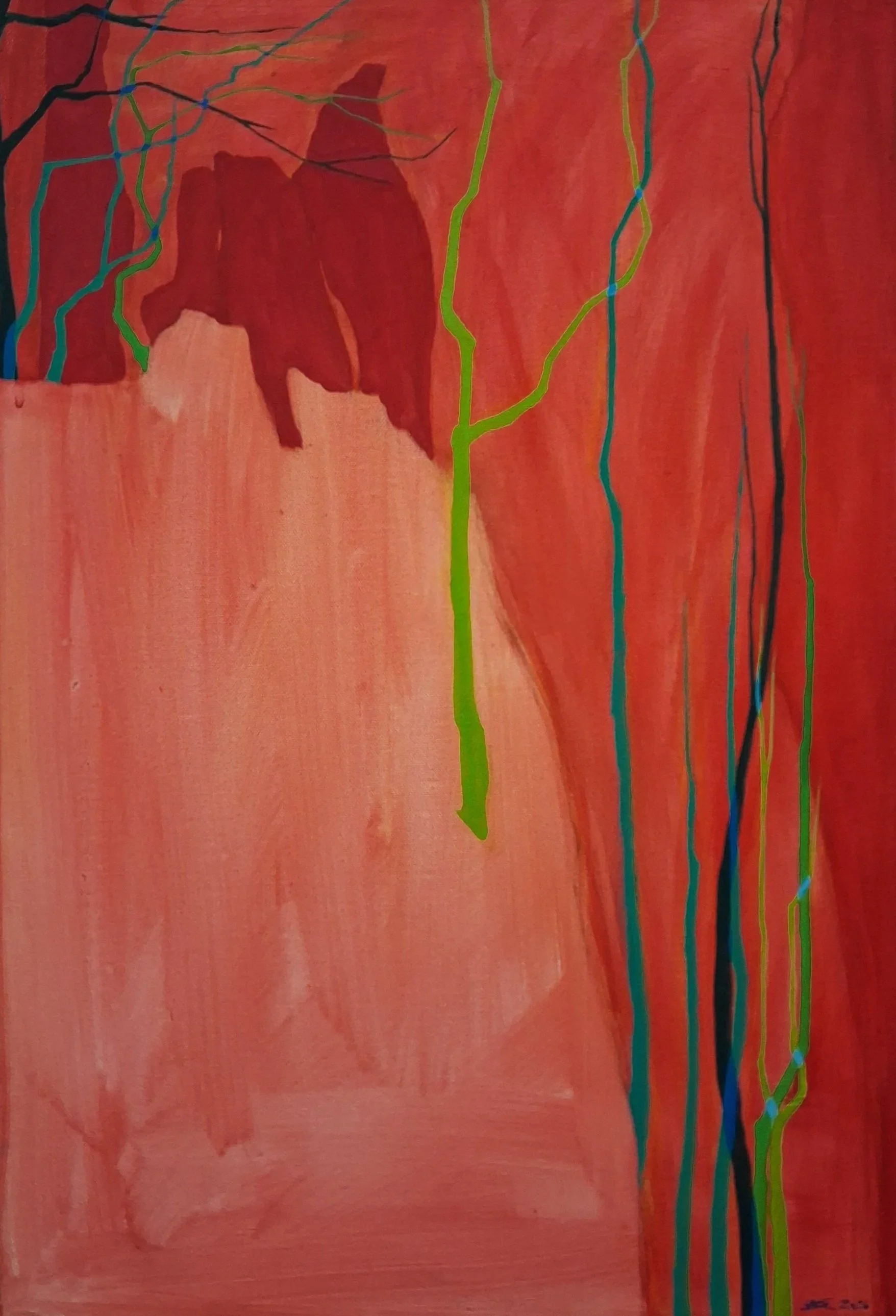 Svetlusky (2026) acrylic on canvas, 41x60cm