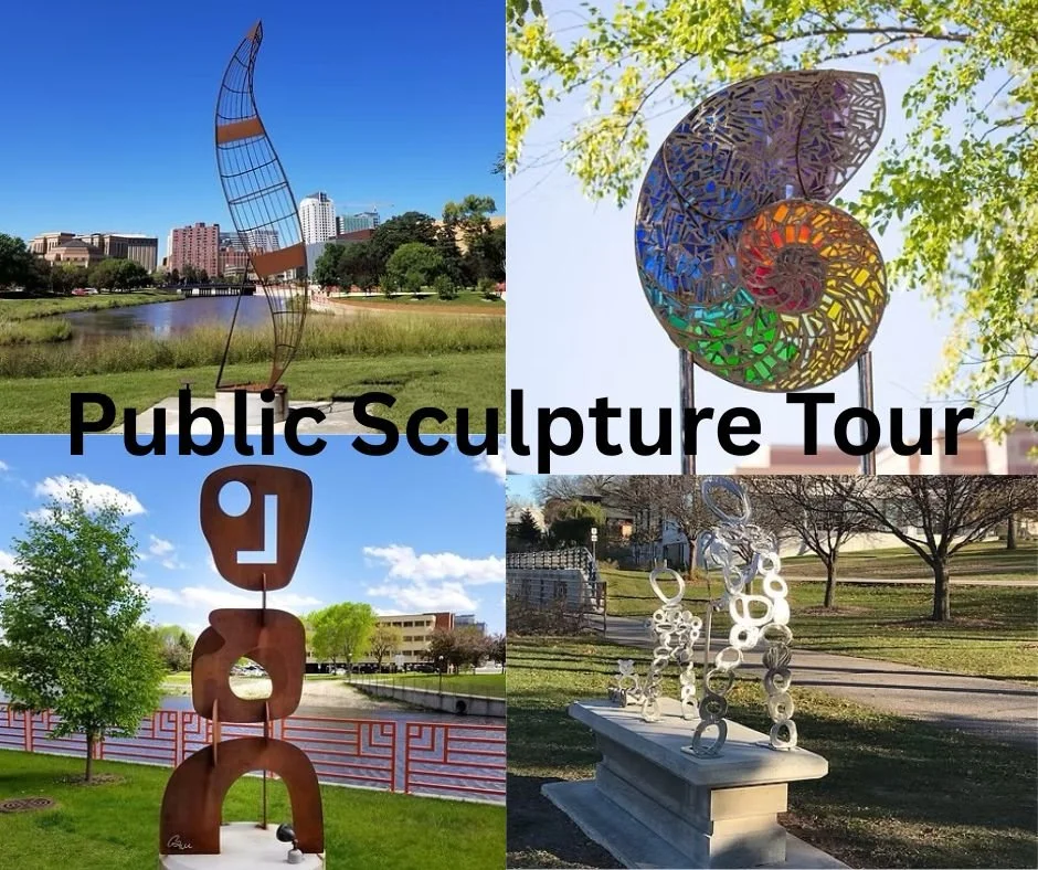 @ 1:00 - 1:45 Outdoor Public Sculpture Tour for All! 😍

Meet @ the Front Desk, or the 1st stop: The Artist, &ldquo;Bru&rdquo; 🎨

Enjoy! 🥰