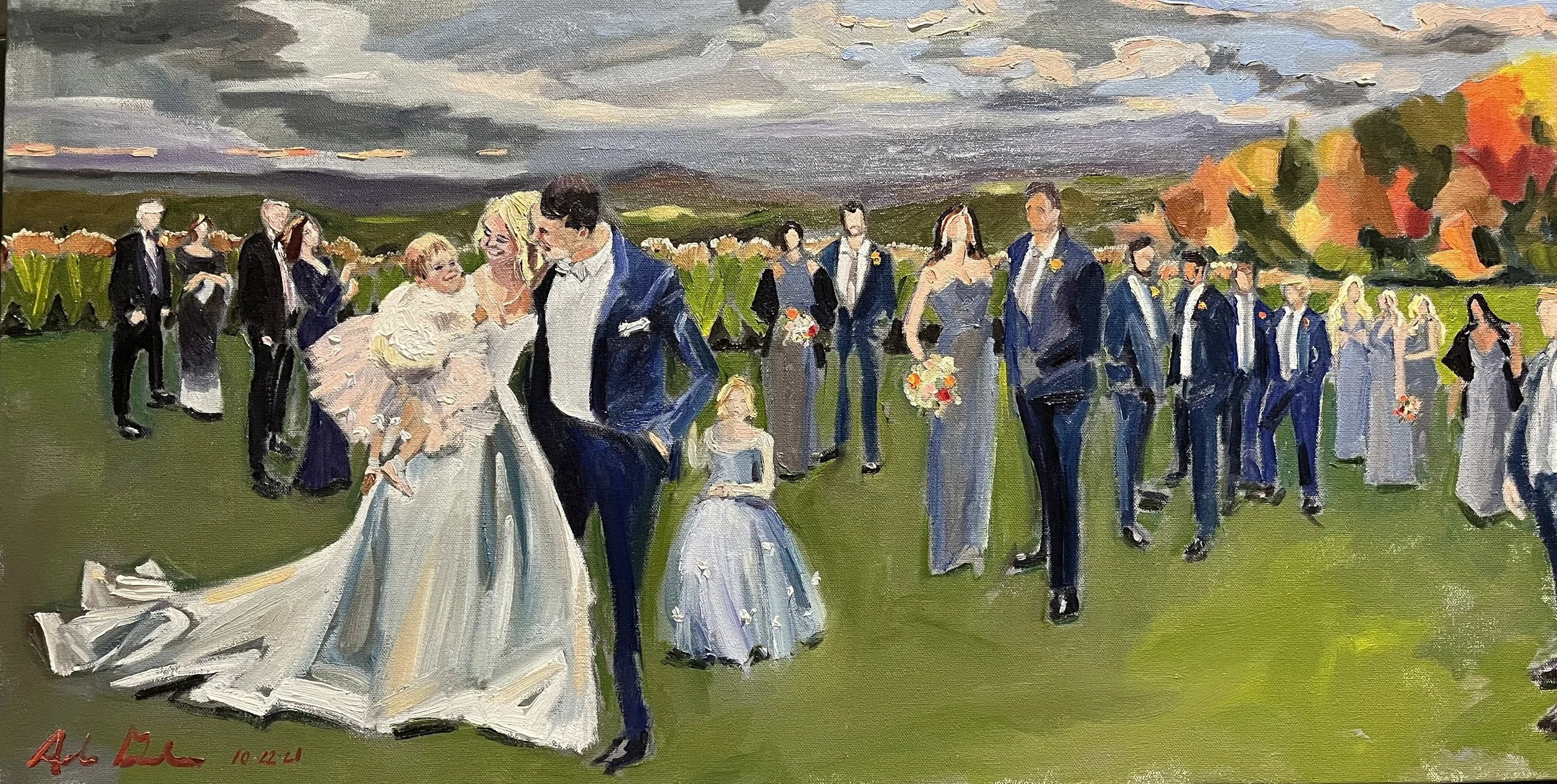 Why Live Wedding Painting Is So Popular in Portland