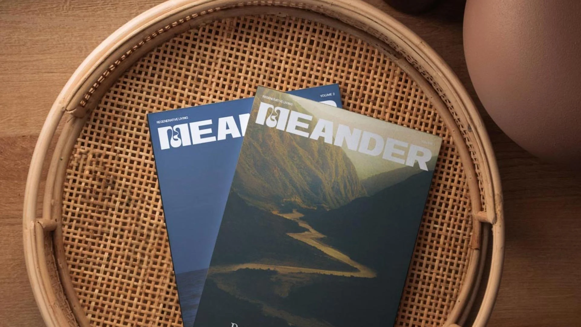 issue 1 and two of the magazine laying on a table