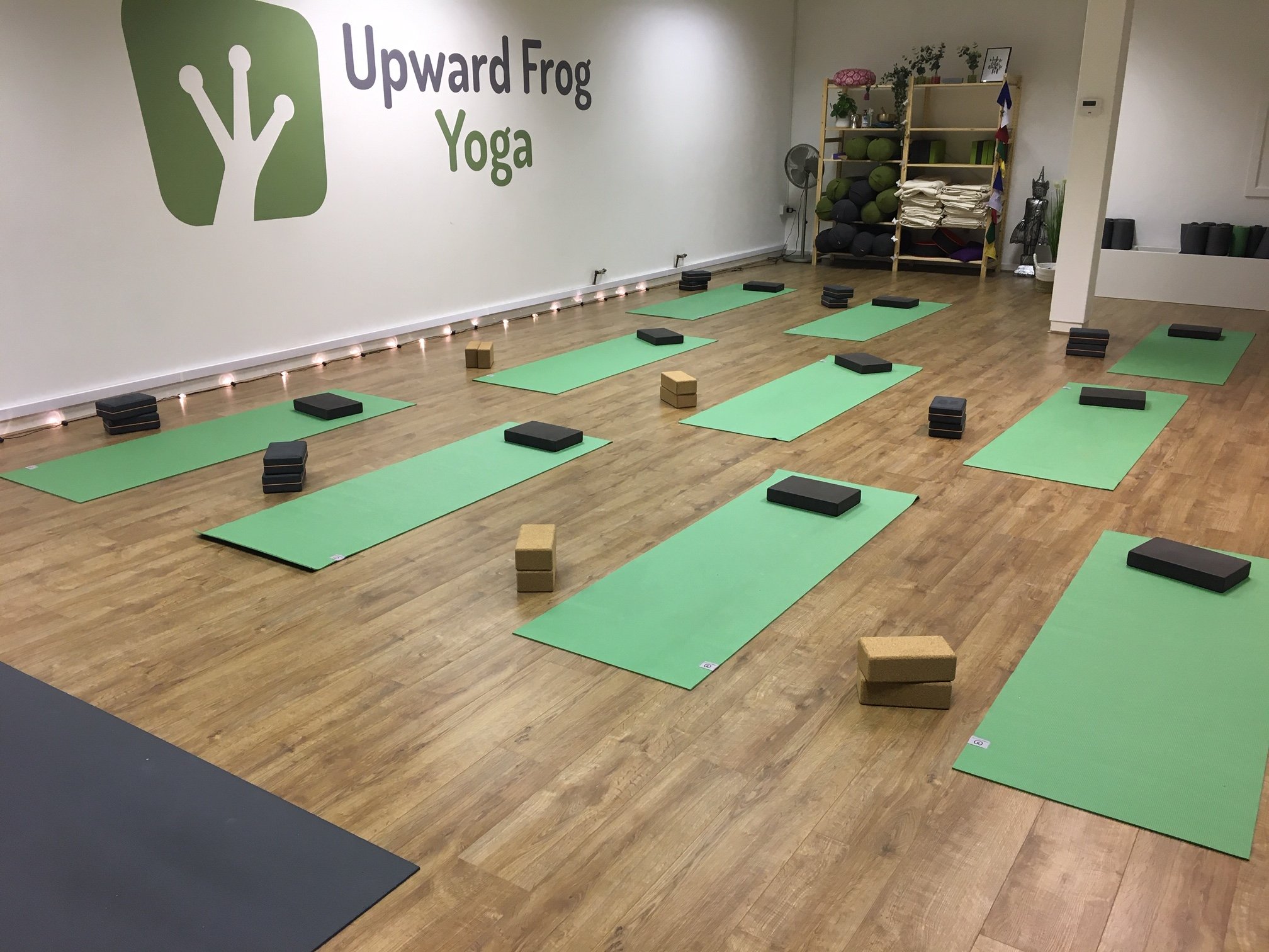 Picture of the interior of Upward Frog Yoga Studio in Stockport.JPG