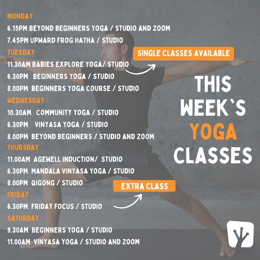 This Week's Yoga Schedule ✨⁠
⁠
Fridays Focus: Yoga for Managing Stress with Helen 💚⁠
⁠
Book online:⁠
⁠
https://upwardfrogyoga.punchpass.com/classes⁠
⁠
See you on the mat 🙏 🐸 ⁠
⁠
⁠#northwest #stockport #greatermanchester ⁠#yogastudio #yoga #wellbei