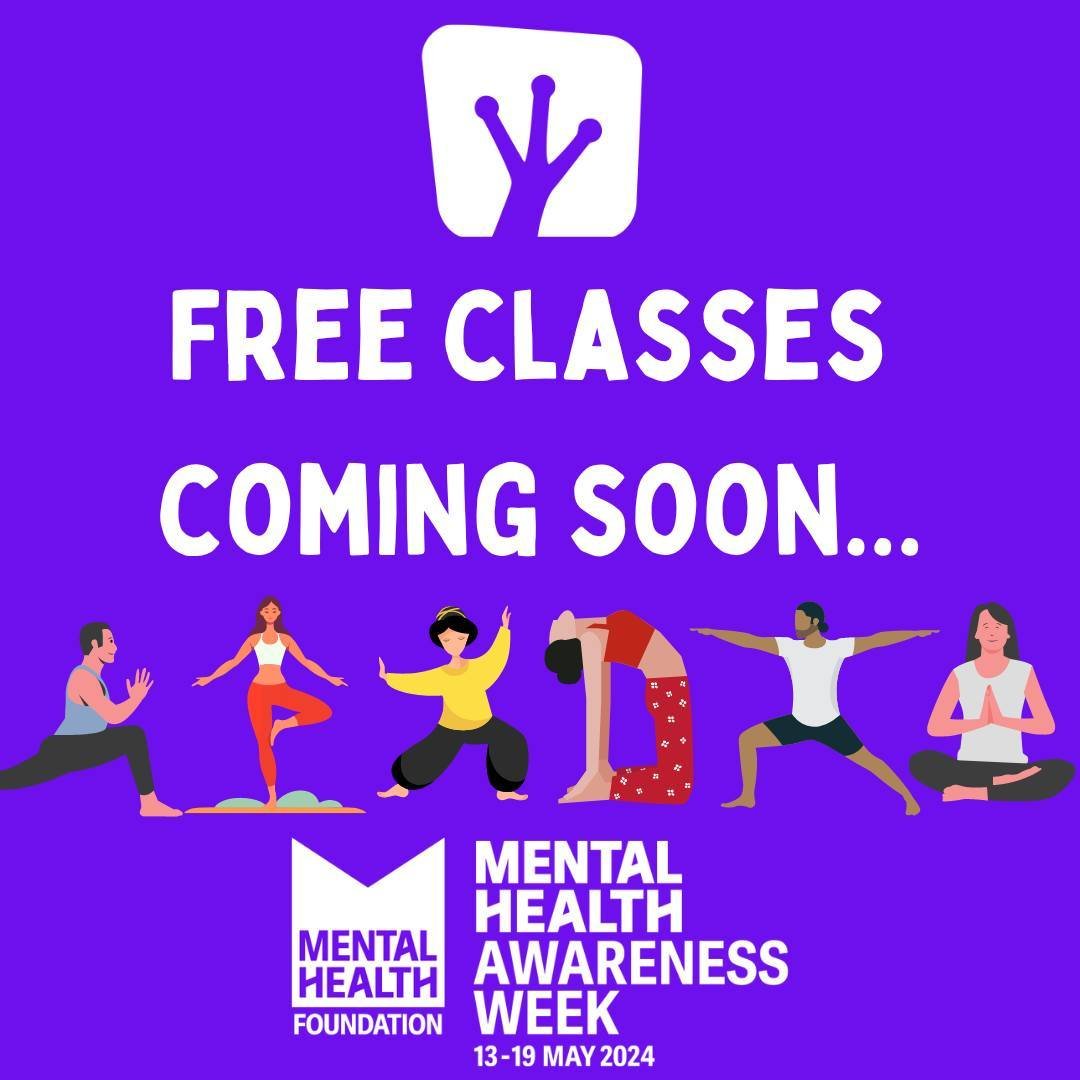 Mental Health Awareness Week 2024 is coming up. ⁠
⁠
With the theme of &ldquo;Movement: Moving more for our mental health&rdquo;.⁠
⁠
We are excited to be offering some free classes during the week of the 13th to the 19th of May to encourage more movem