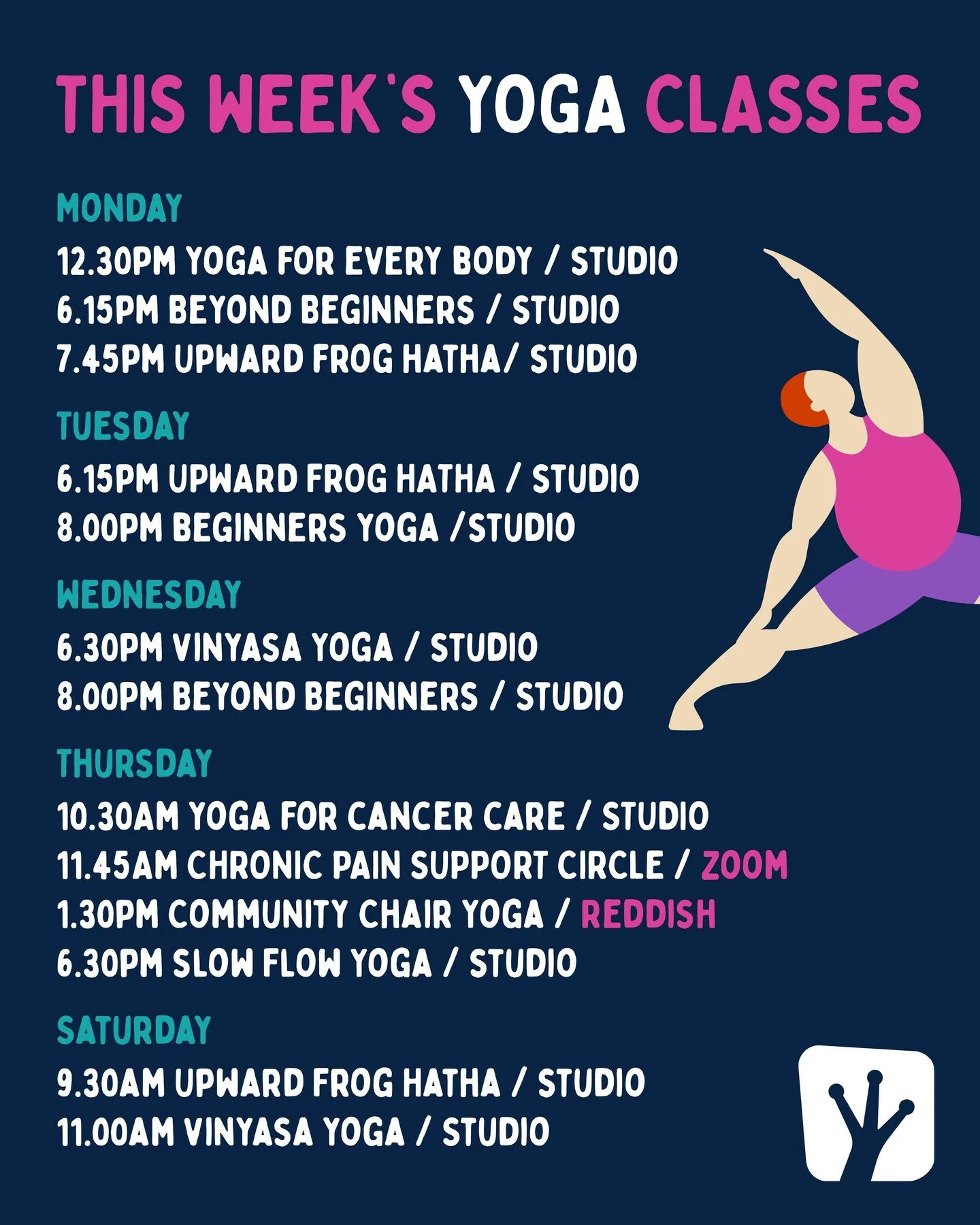 This Week's Yoga Schedule ✨⁠ ⁠
⁠
Book online:⁠
⁠
www.upwardfrog.yoga/classes⁠
⁠
See you on the mat 💚🐸 ⁠
⁠
⁠#northwest #stockport #greatermanchester ⁠#yogastudio #yoga #wellbeing #selfcare #community #relaxation #meditation #mindfulness #wellness #y