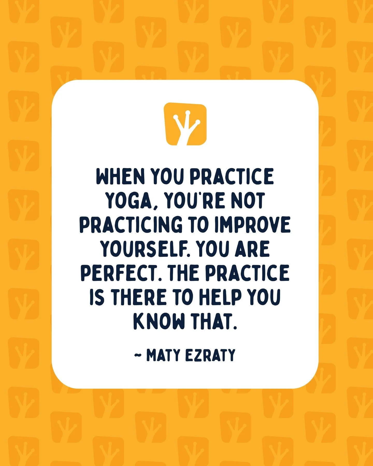This profound quote from the late Maty Ezraty, a much-loved yoga teacher, reminds us that yoga is not about chasing perfection but uncovering the wholeness that is already within us.⁠
⁠
Through every breath, posture, and moment on the mat, the practi