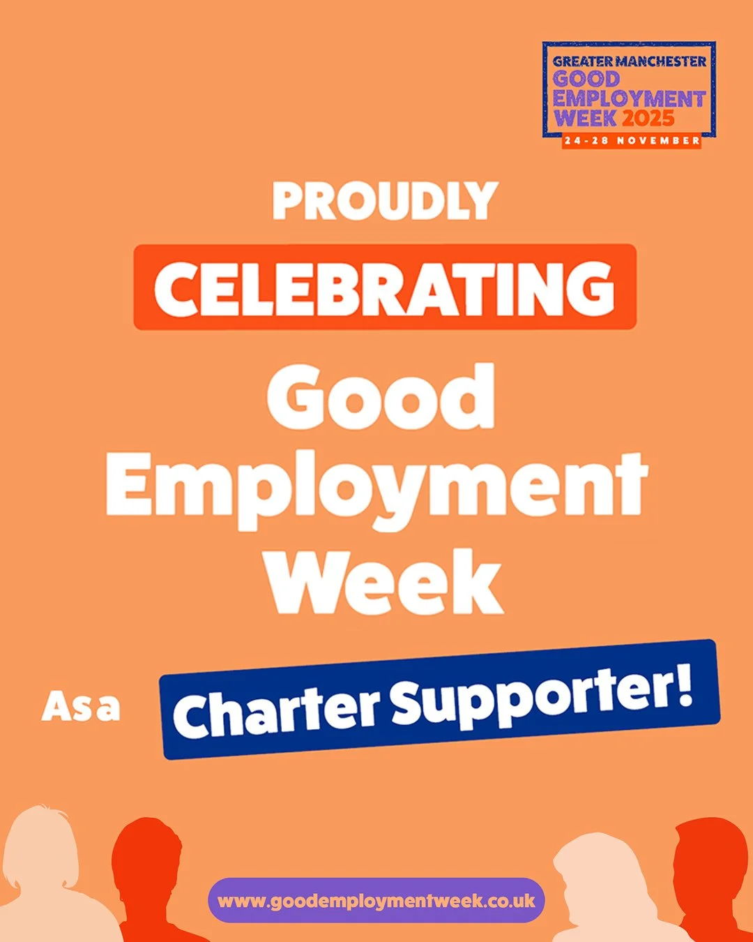 👏 We&rsquo;re proud to be celebrating #GoodEmploymentWeek as Supporters of the Greater Manchester Good Employment Charter.⁠
⁠
This week we will be highlighting how the Charter framework is helping us to strengthen our commitment to improving workpla