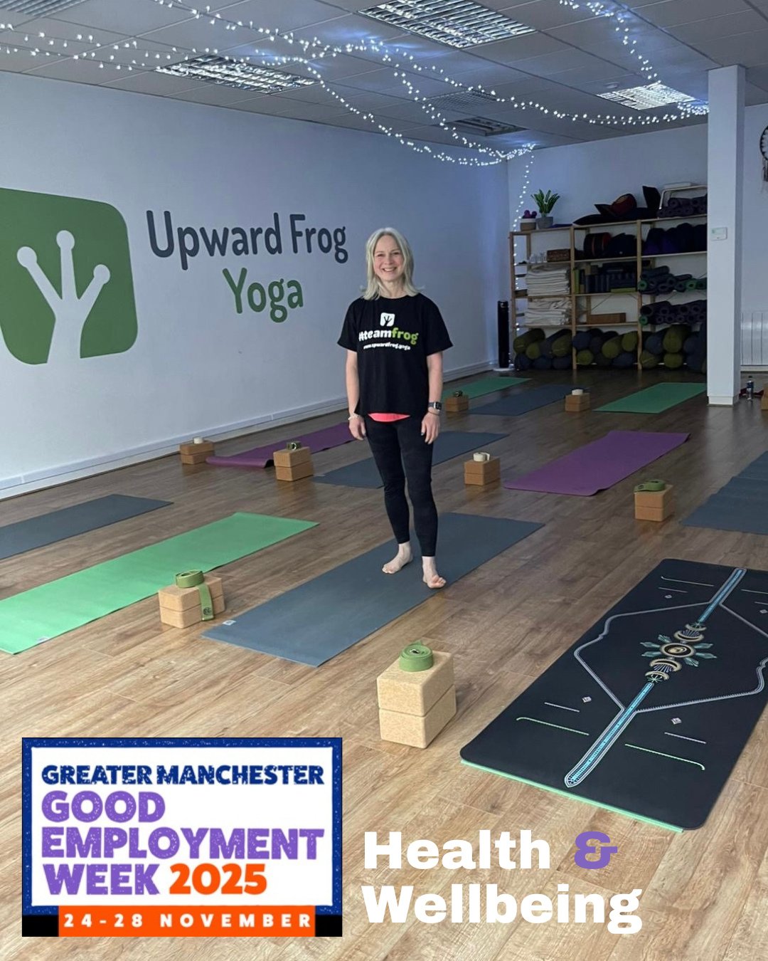 🌿 Health and Wellbeing isn&rsquo;t just a tick-box for us. It&rsquo;s a pillar of the Greater Manchester Good Employment Charter and at the heart of Upward Frog CIC.⁠
⁠
The mental and physical wellbeing of our people is essential to being a good emp
