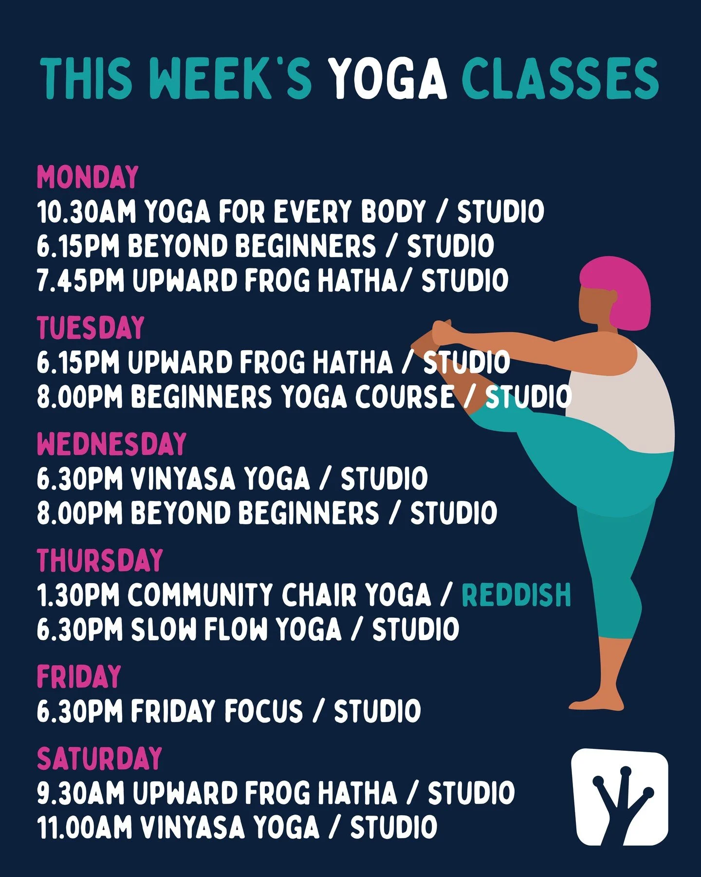 This Week's Yoga Schedule 🍁⁠
⁠
Book online:⁠
⁠
www.upwardfrog.yoga/classes⁠
⁠
See you on the mat 💚🐸 ⁠
⁠
⁠#northwest #stockport #greatermanchester ⁠#yogastudio #yoga #wellbeing #selfcare #community #relaxation #meditation #mindfulness #wellness #yo