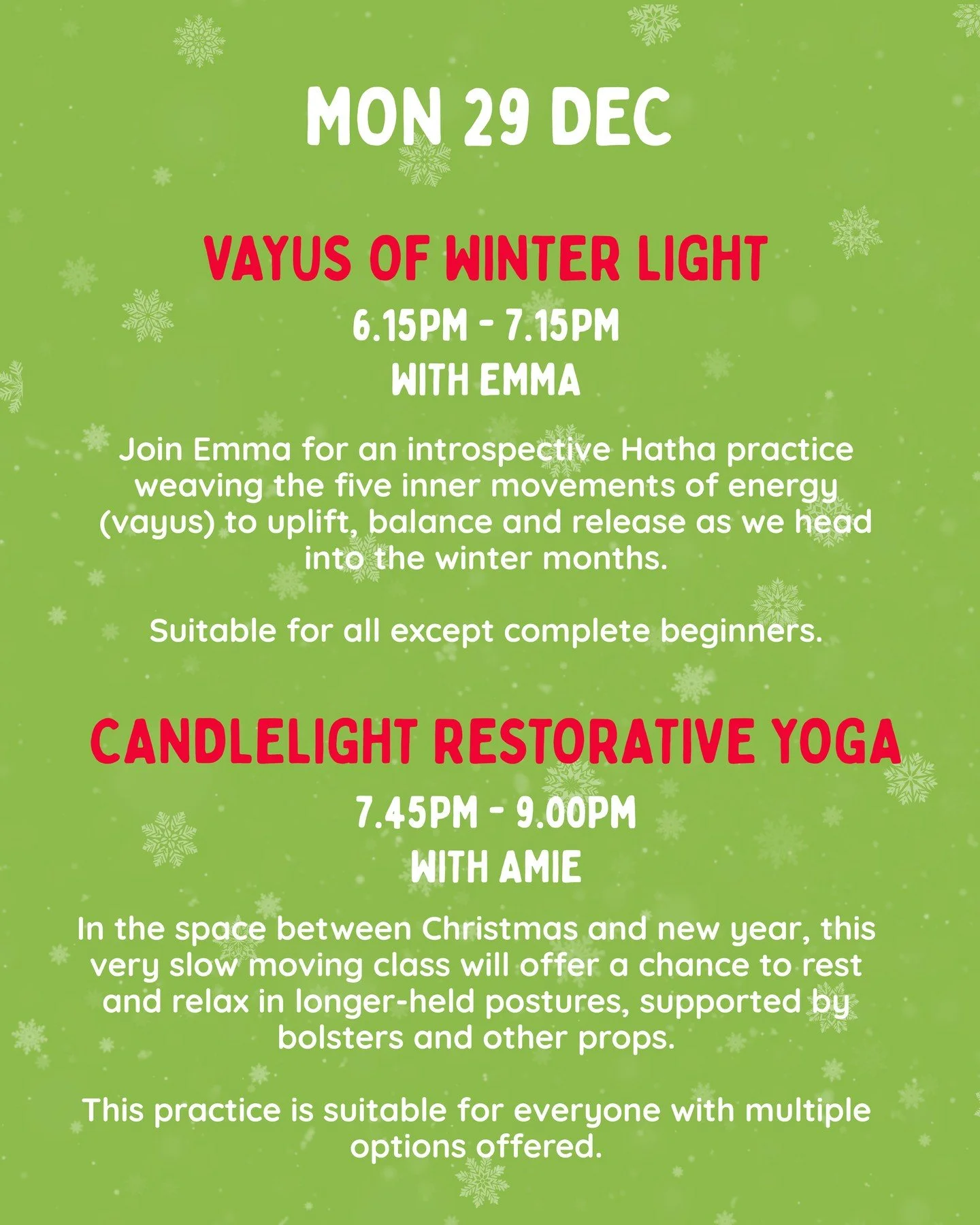 Stay grounded through the holidays with nourishing yoga to support your body and mind 🎄⁠
⁠
Book a class: https://upwardfrogyoga.punchpass.com/classes⁠
⁠
#stockportyoga #communityyoga #christmasyoga