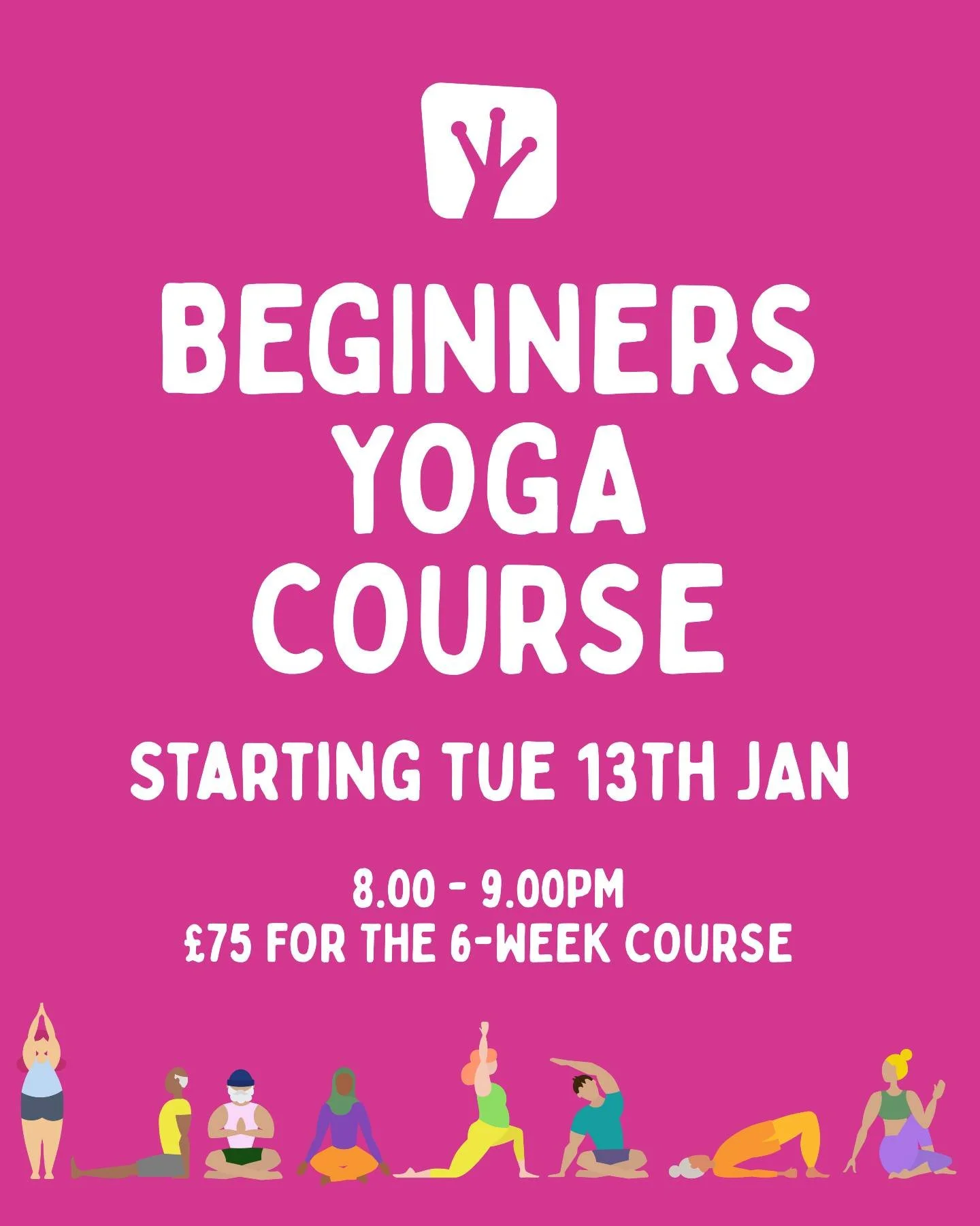 🤍 Ready to start your yoga adventures in 2026? 🤍⁠
⁠
Our carefully structured Beginners Course is perfect for complete newbies ... over six weeks you'll learn essential poses and breathing techniques to unlock deep calm, peace, and balance for body 