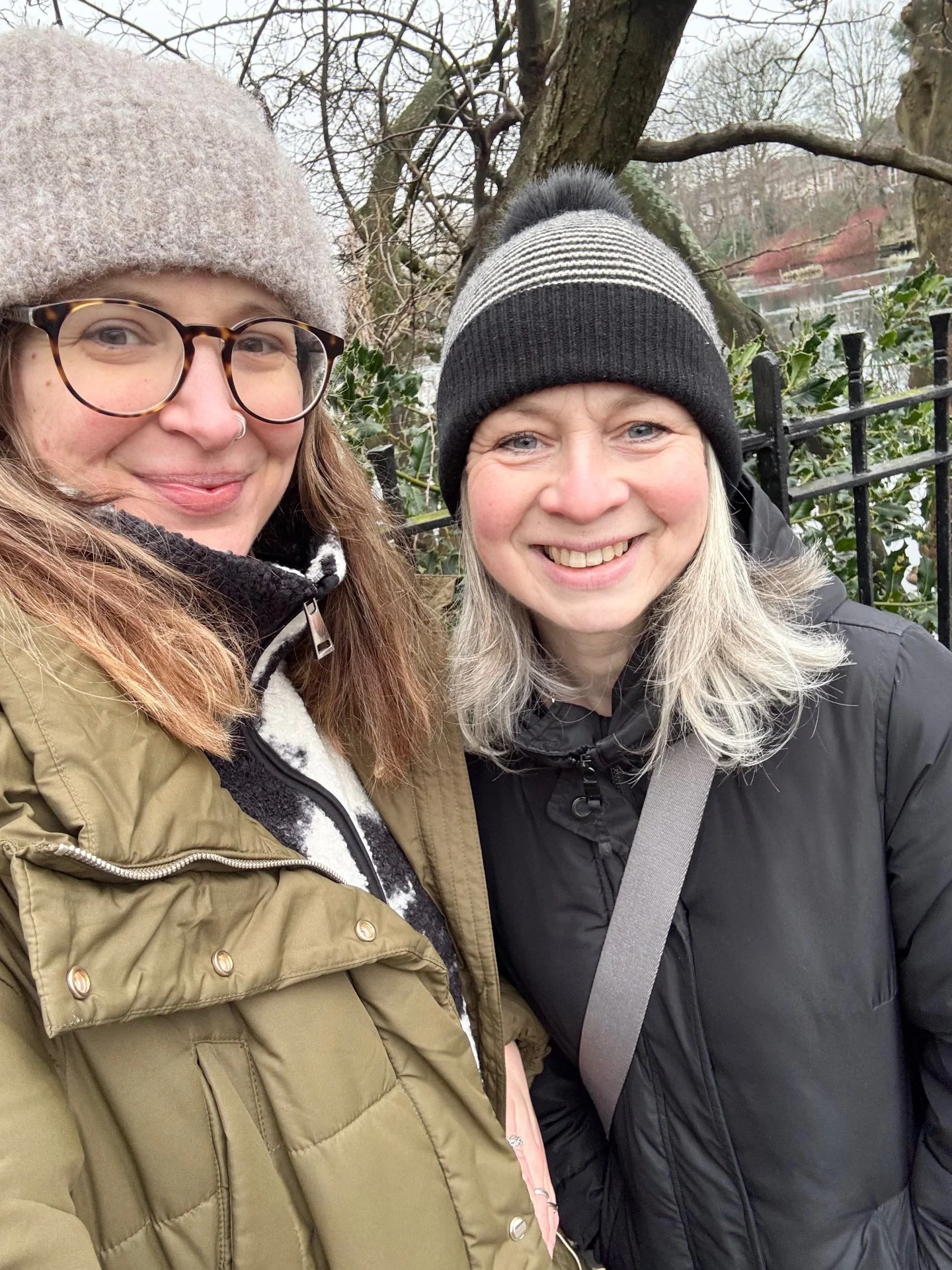 What a treat to catch up with these two this morning on a keep-in-touch walk around Edgeley 💕 E x
