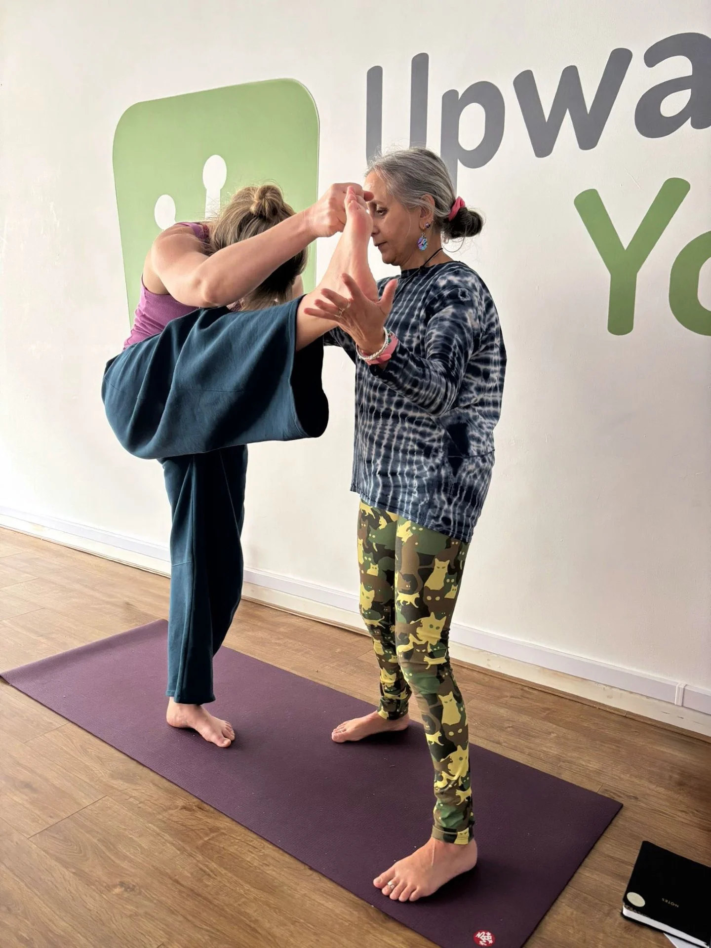 Yesterday our teachers had a Sunday well spent, completing an inspiring 3-hour Trauma Sensitive Assisting CPD session with @donnamccafferey.

We talked about evolving beyond outdated and inappropriate assists to focusing instead on grounding, stabili