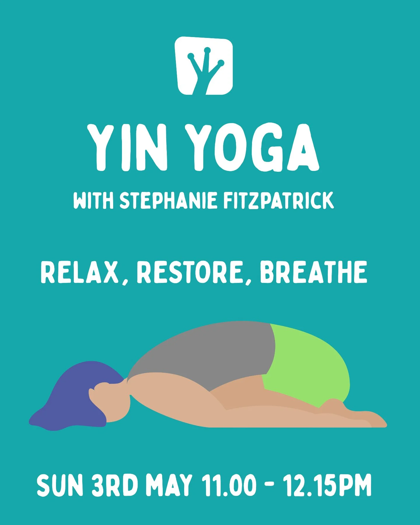 Join Steph this Sunday to feel the benefits of Yin yoga 💚🐸⁠
⁠
Sunday 11.00-12.15pm⁠
⁠
Book online: www.upwardfrog.yoga/classes⁠